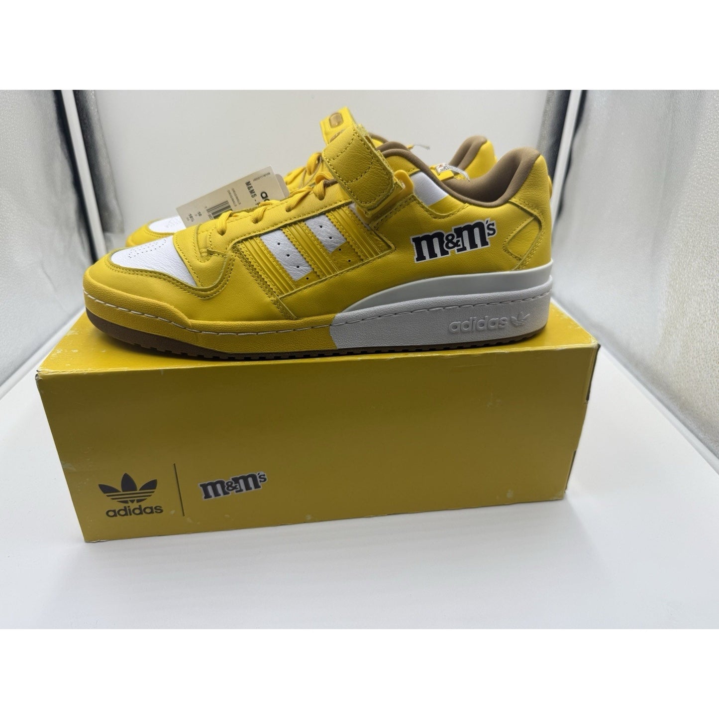 Size 10.5 - adidas M&M's x Forum '84 Low Yellow