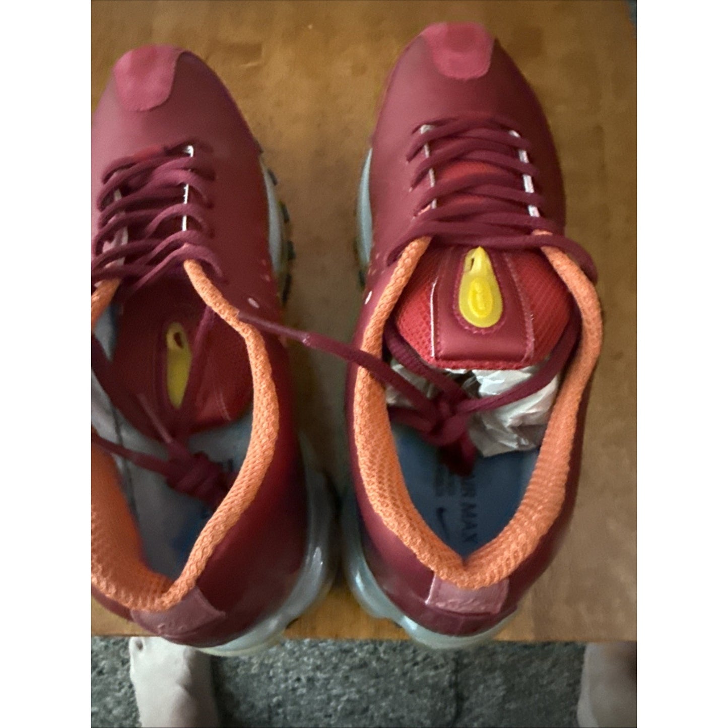 Size 7 - Nike Air Max 03 Red - 314207-661 Very Rare Hard The Find Shoes BS144