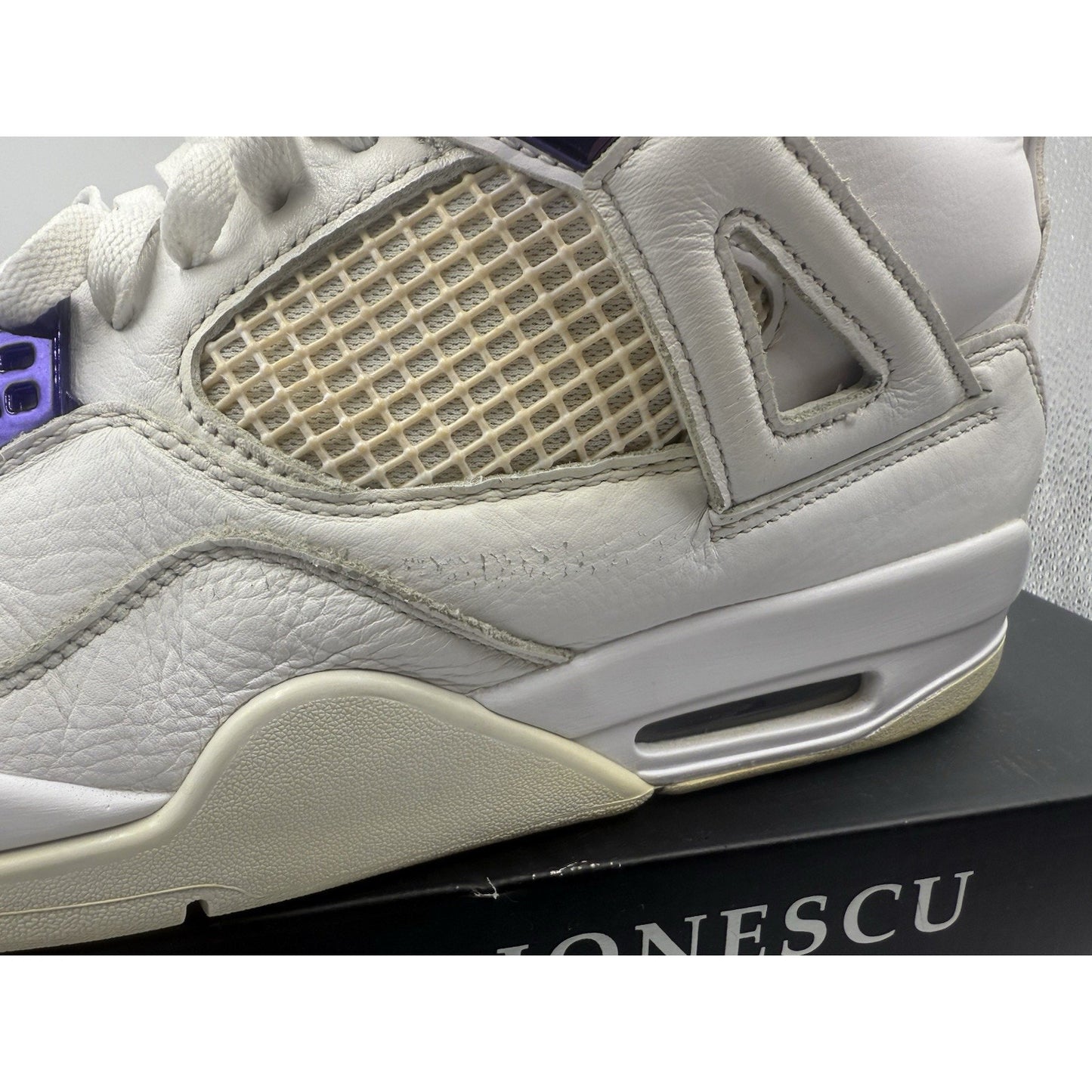 Size 13 - Jordan 4 Retro Mid Purple Metallic