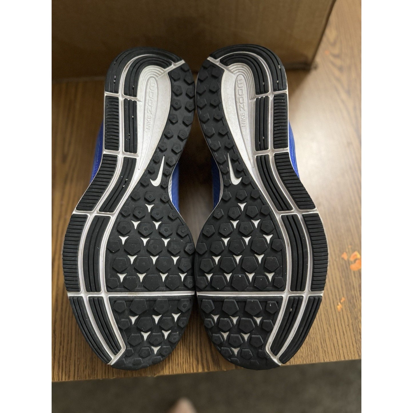 Size 13 - Nike Air Zoom Pegasus 34 Grey Racer Blue NBS092