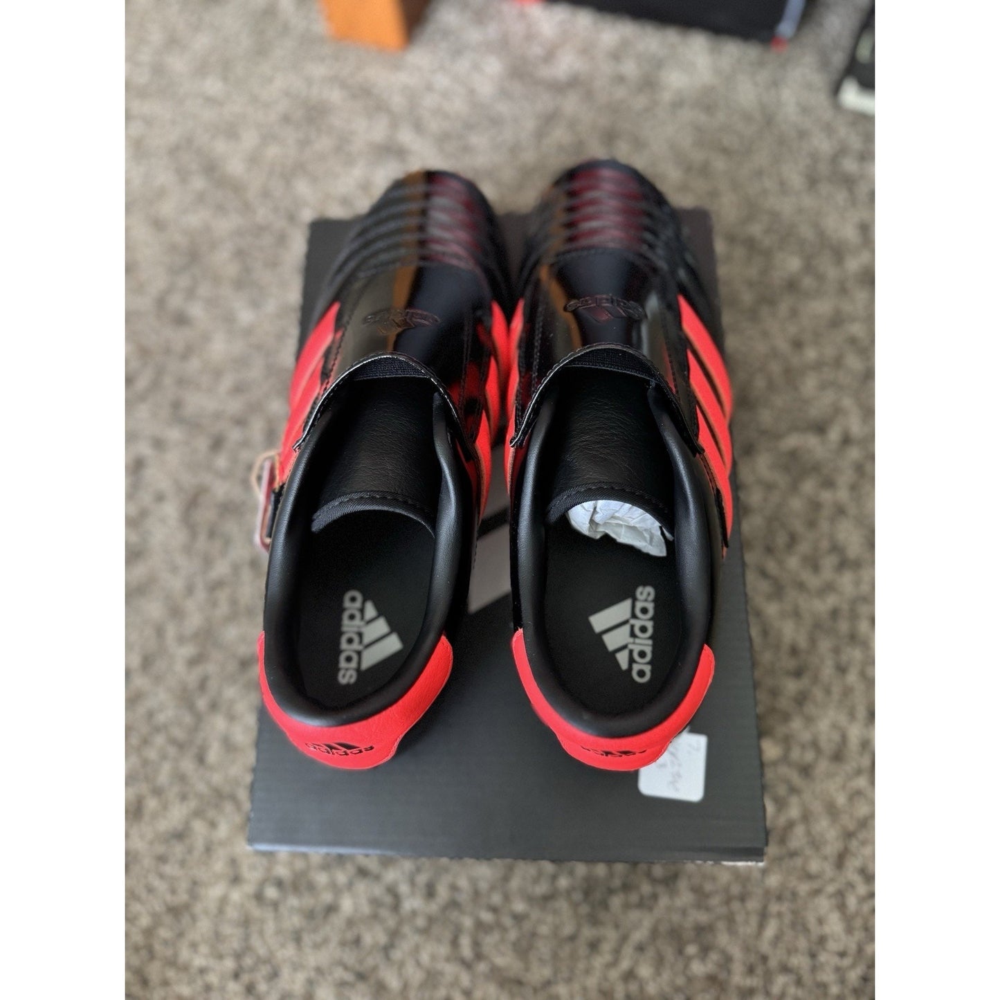 Size 9 Adidas Taekwondo Women Black Red JS1228