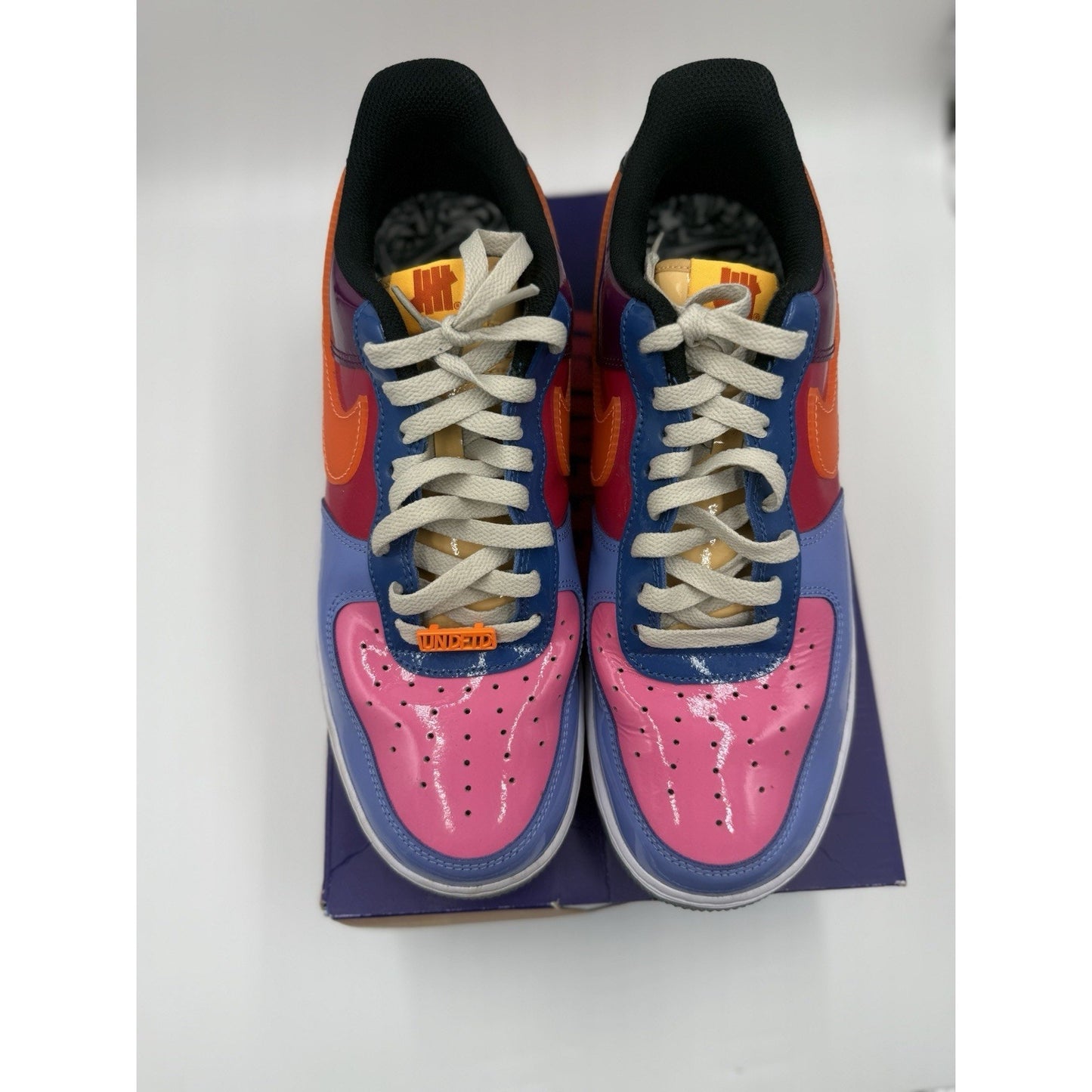 Size 10.5 - Nike Undefeated x Air Force 1 Low Total Orange