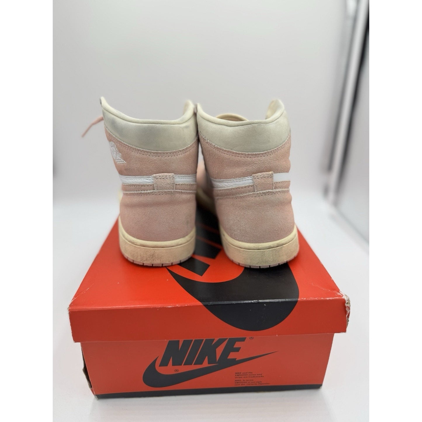 Women's Nike Air Jordan 1 Retro Hi OG Washed Pink Shoes FD2596-600 Size 9.5