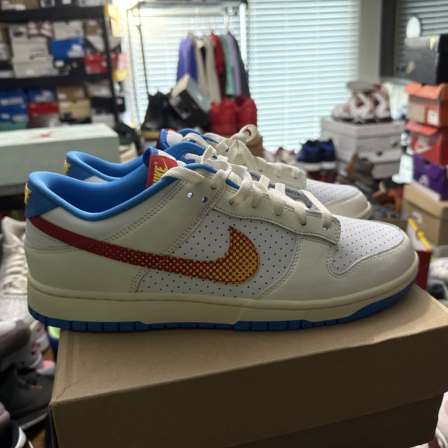 Size 12 - Nike Dunk Low Pop Art Sail Photo Blue BS477