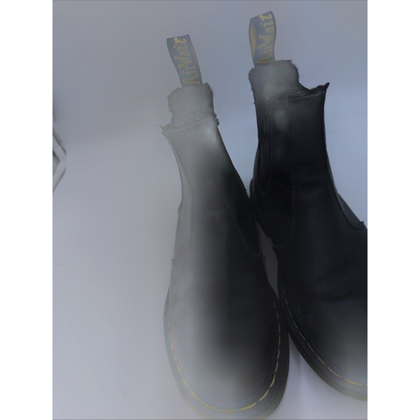 Dr Martens 2976 Quad Smooth Black Leather Chelsea Boots Unisex Women’s 8