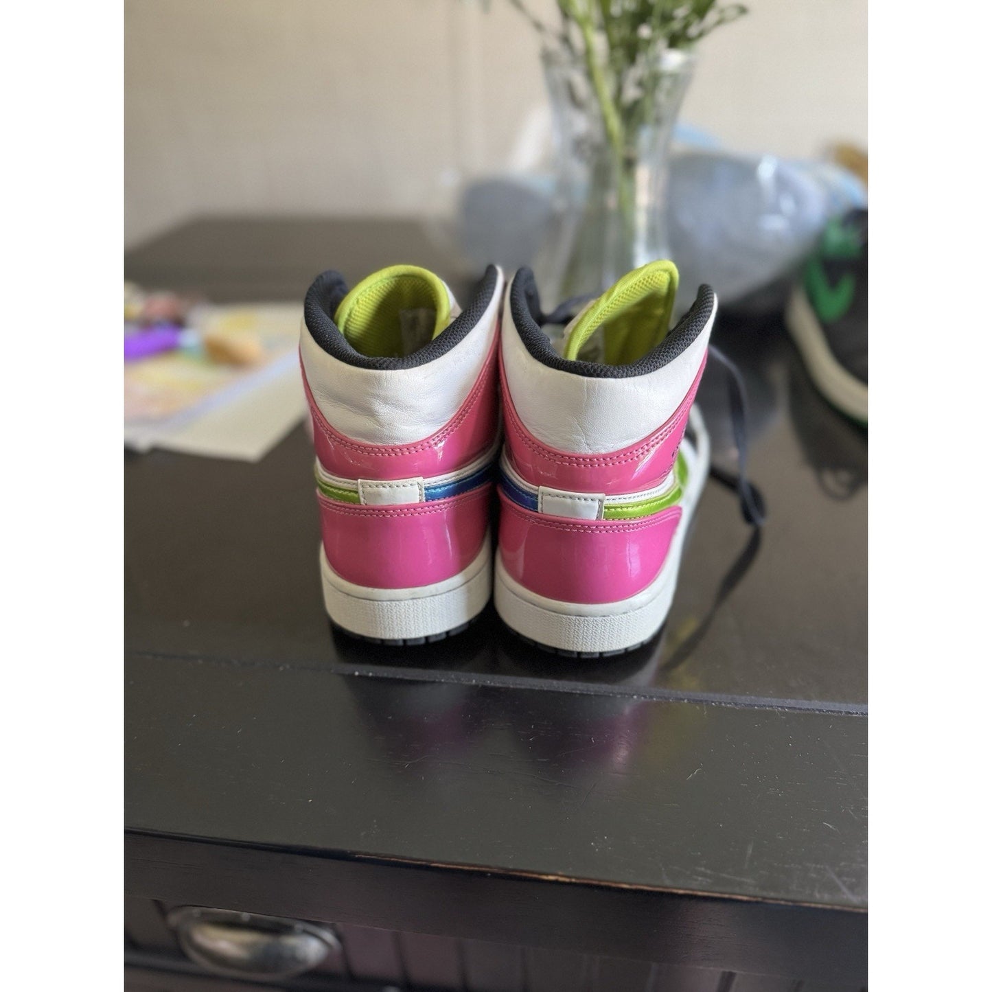 Size 8.5 - Air Jordan 1 SE Mid Cyber Active Fuchsia NBS165