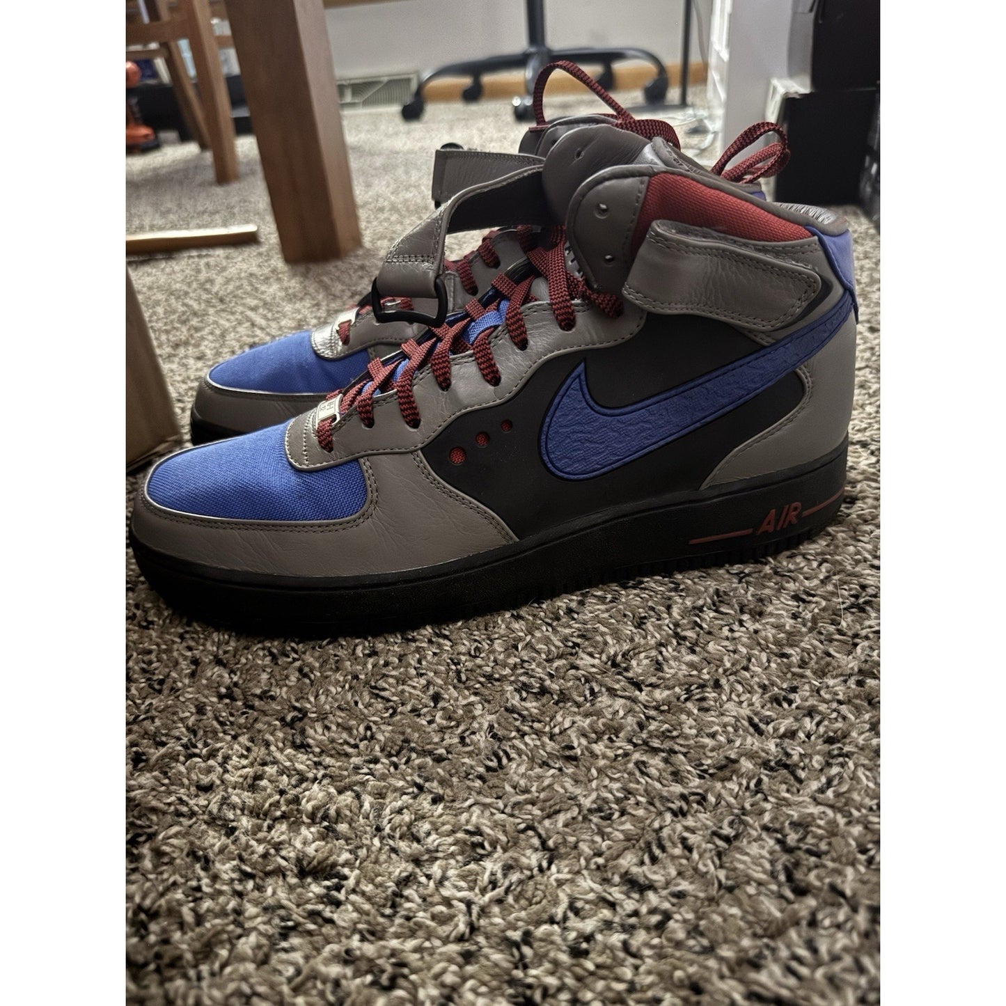 Size 12 - Nike Air Force Supreme Wp Mid Blue BS318