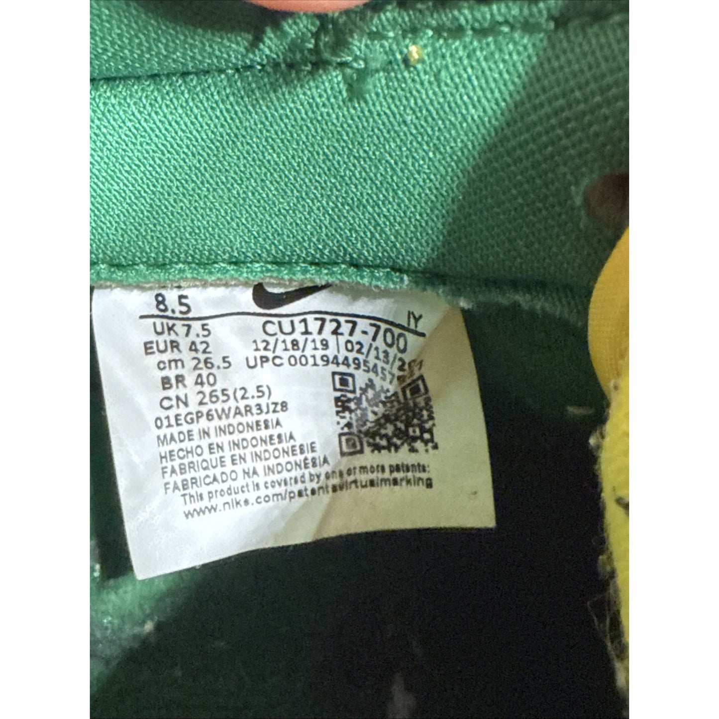 Size 8.5 - Nike Dunk SP 2020 Low Brazil