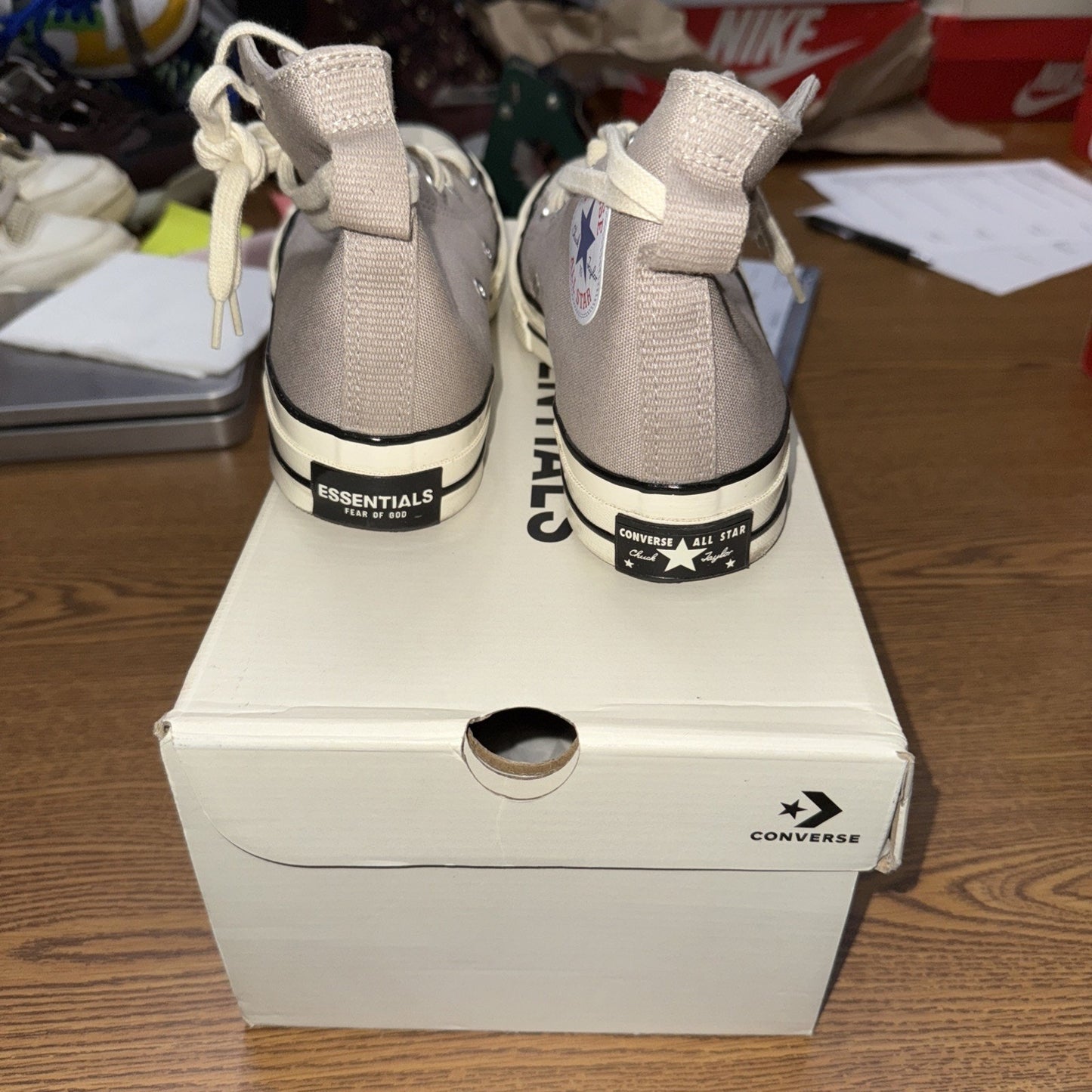 Size 6 - Converse Fear of God x Chuck 70 Grey