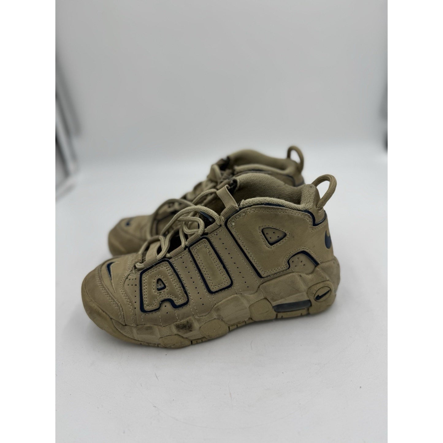 Size 3 (PS) - Nike Air More Uptempo Mid Limestone