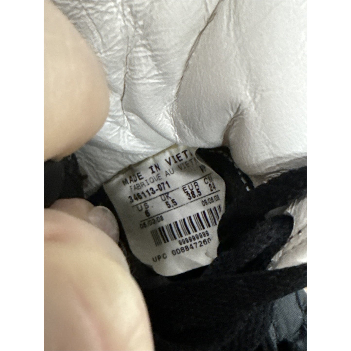 Size 6 Nike Dunk Hi Vandal Premium BLACK GOLD 346113-071 With Original Box