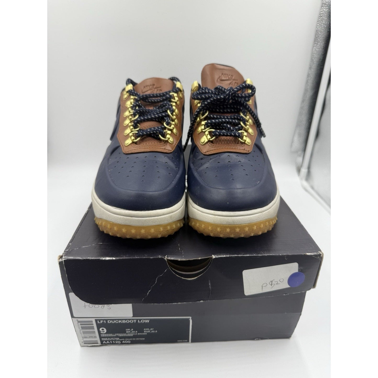 Size 9 - Nike Lunar Force 1 Duckboot Low Obsidian BS731