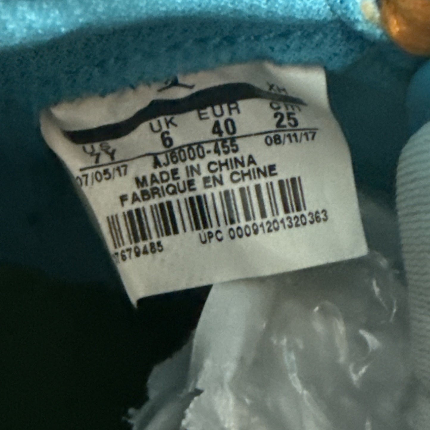 Size 7 (GS) - Jordan 1 Retro OG G8RD High Blue Lagoon