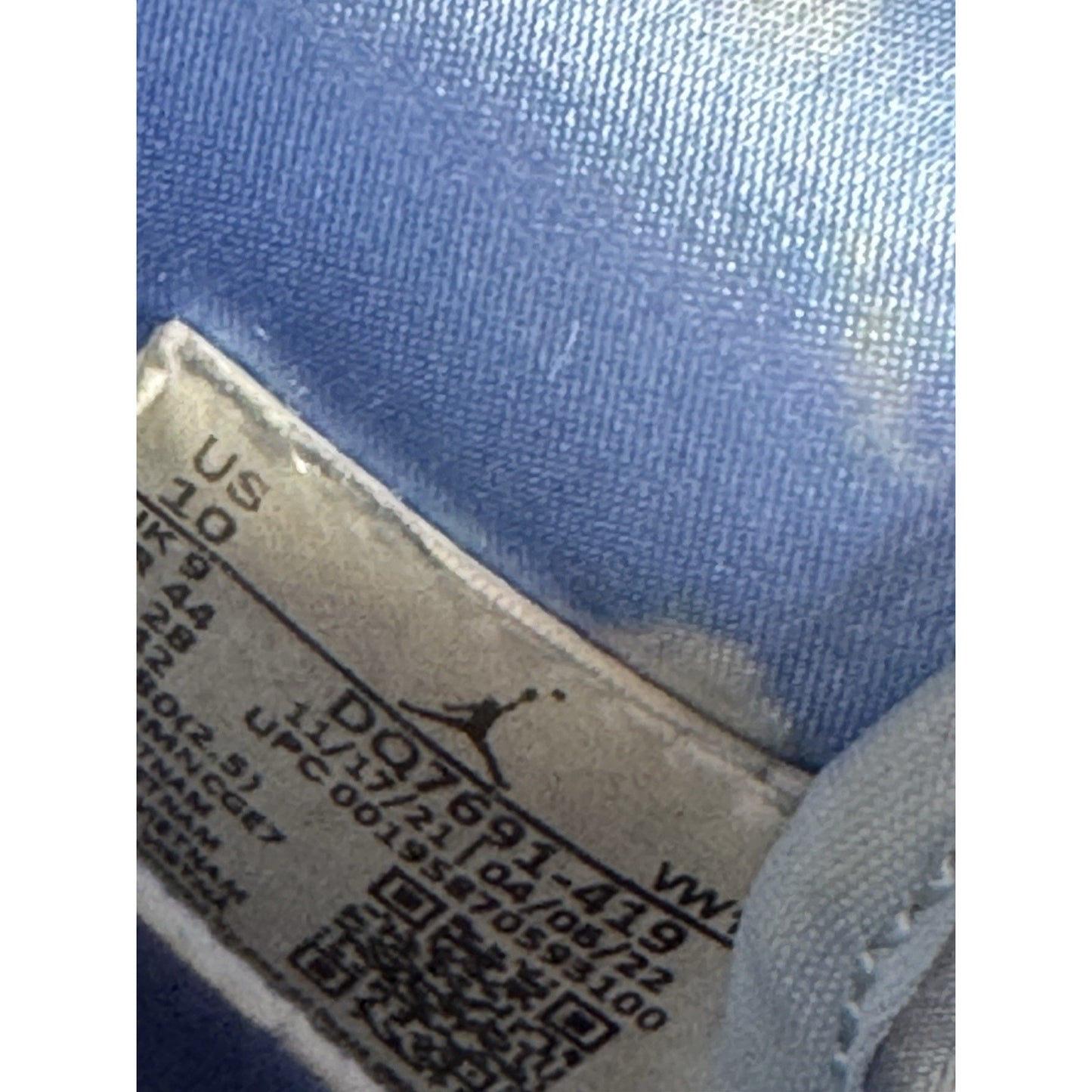 NIKE Air Jordan 2 Retro SP J Balvin Celestine Blue 2022 DQ7691-419 Size 10