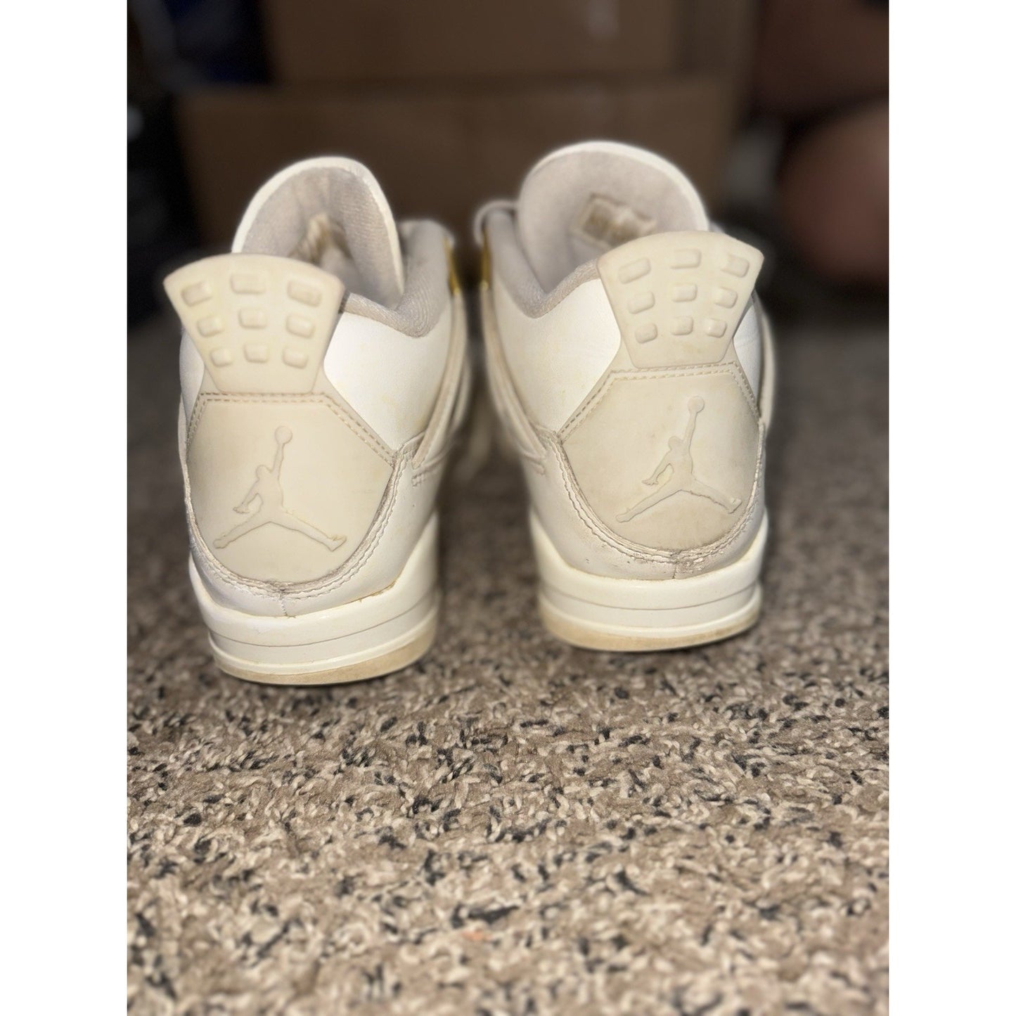 Size 8.5 - Air Jordan 4 Retro Metallic Gold W