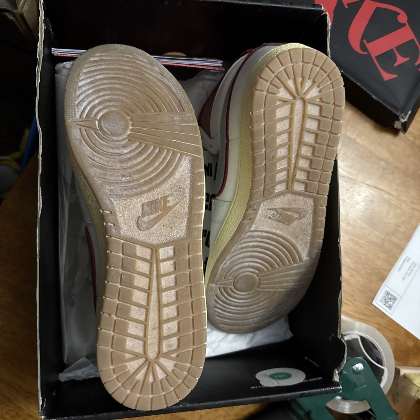 Size 13 - Awake NY x Jordan Air Ship PE SP University Red
