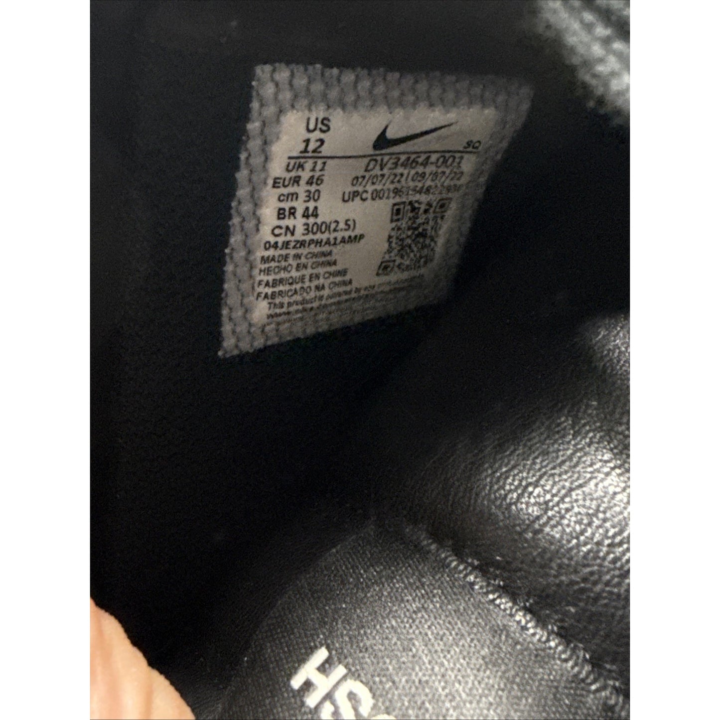 Size 12 - Nike AMBUSH x Air Force 1 Low Black