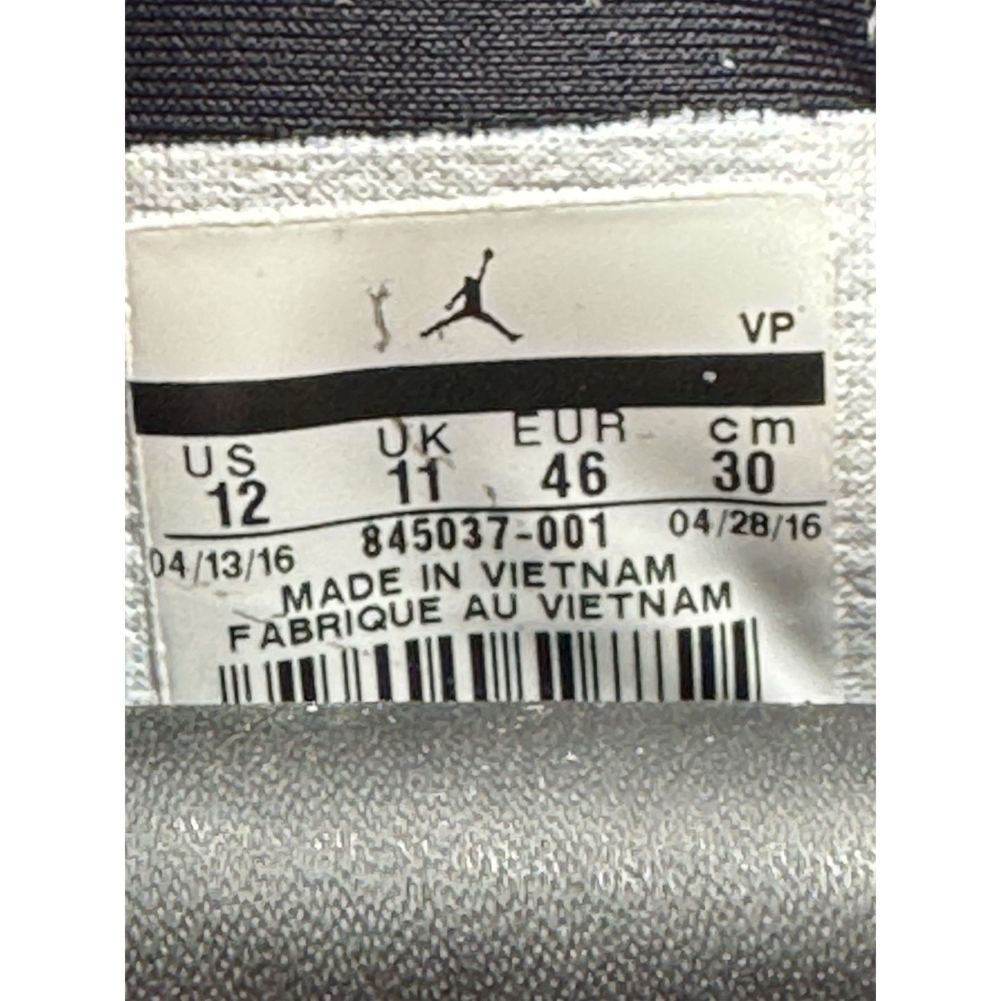 Size 12 - Air Jordan 31 Banned - 845037-001