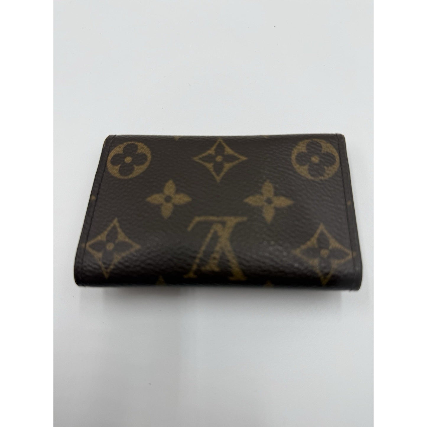 LOUIS VUITTON key case multicle 6 _ monogram canvas BRW_ fuchsia leather Used