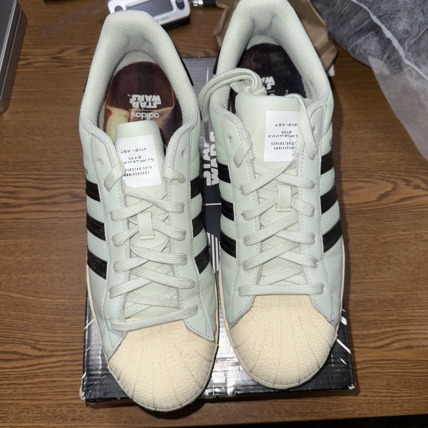 Size 12 - adidas Star Wars x Superstar The Child