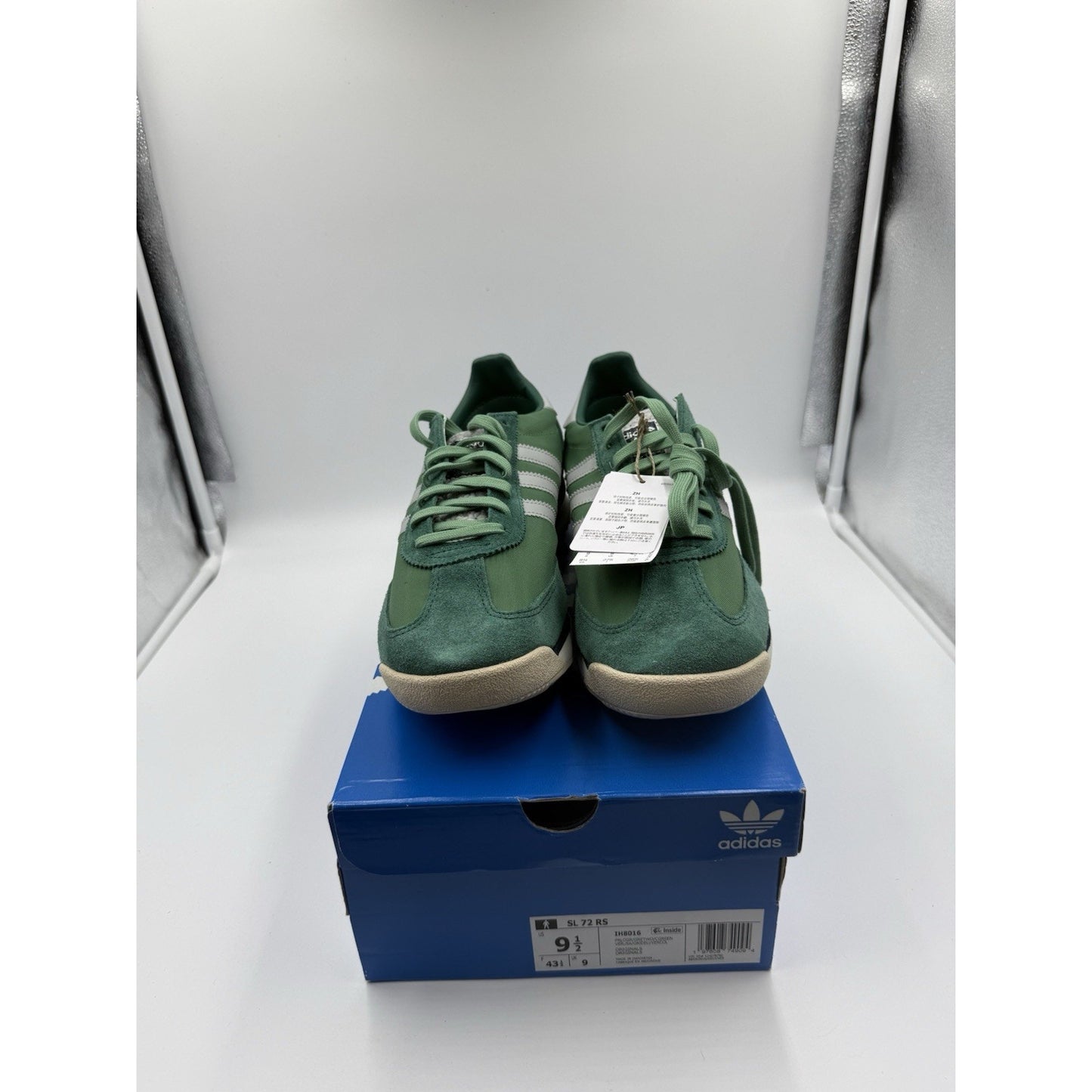 Size 9.5 - adidas SL72 RS Preloved Green