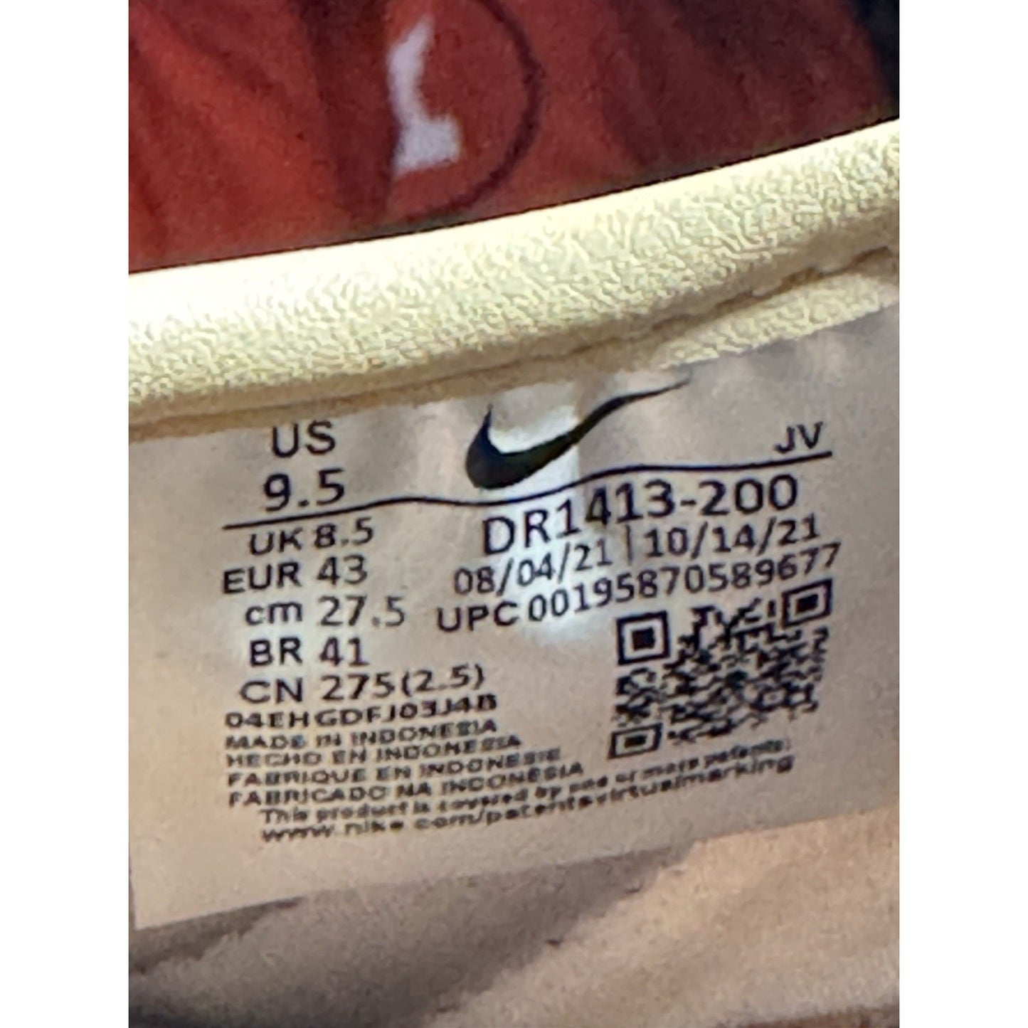 Size 9.5 - Nike Union LA x Cortez SP Sesame