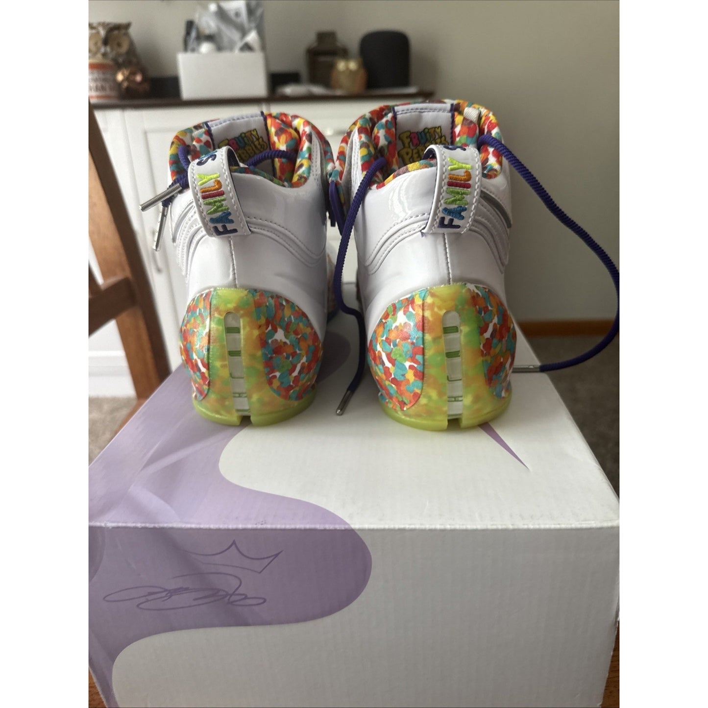 Size 7.5 Men’s 9 Women’s - Nike Zoom LeBron 4 2024 Fruity Pebbles BS068