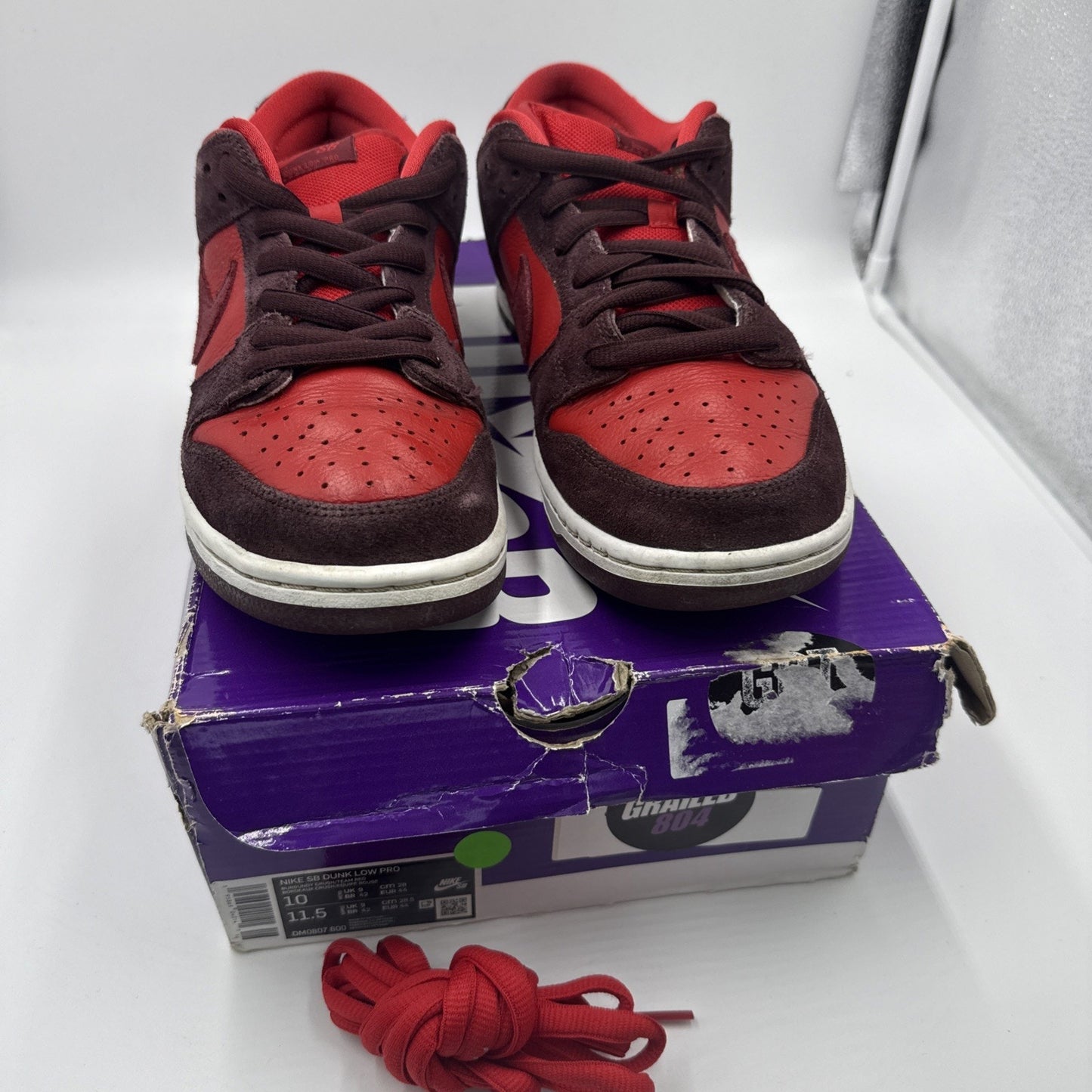 Size 10 - Nike Dunk Pro SB Low Fruity Pack - Cherry