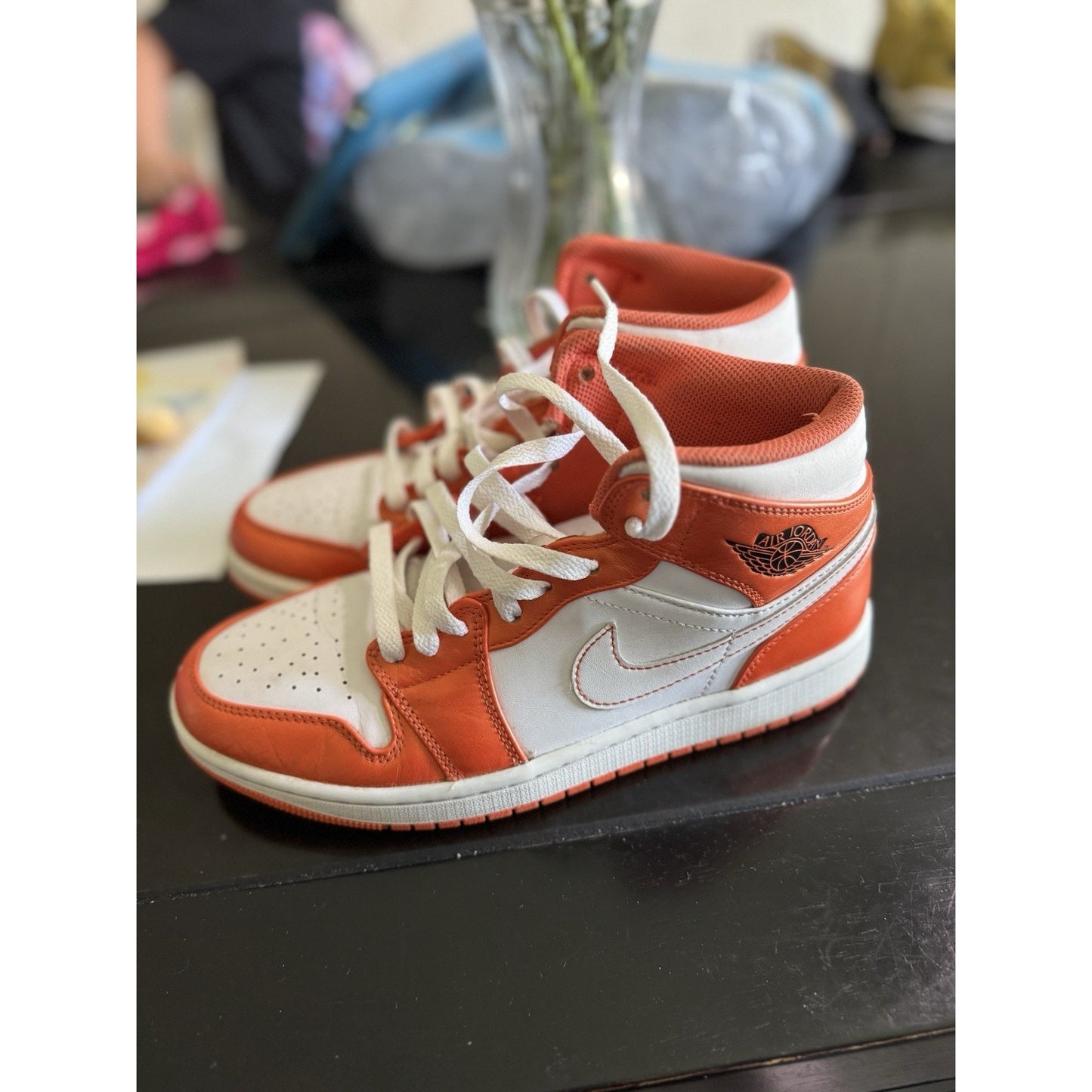 Size 8 - Air Jordan 1 SE Mid Electro Orange NBS148
