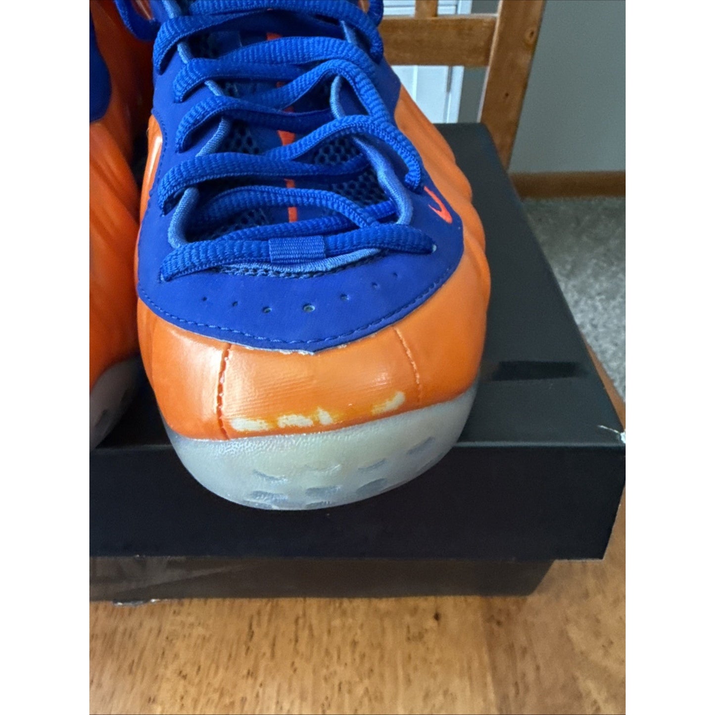 Size 10.5 - Nike Air Foamposite One Knicks BS249