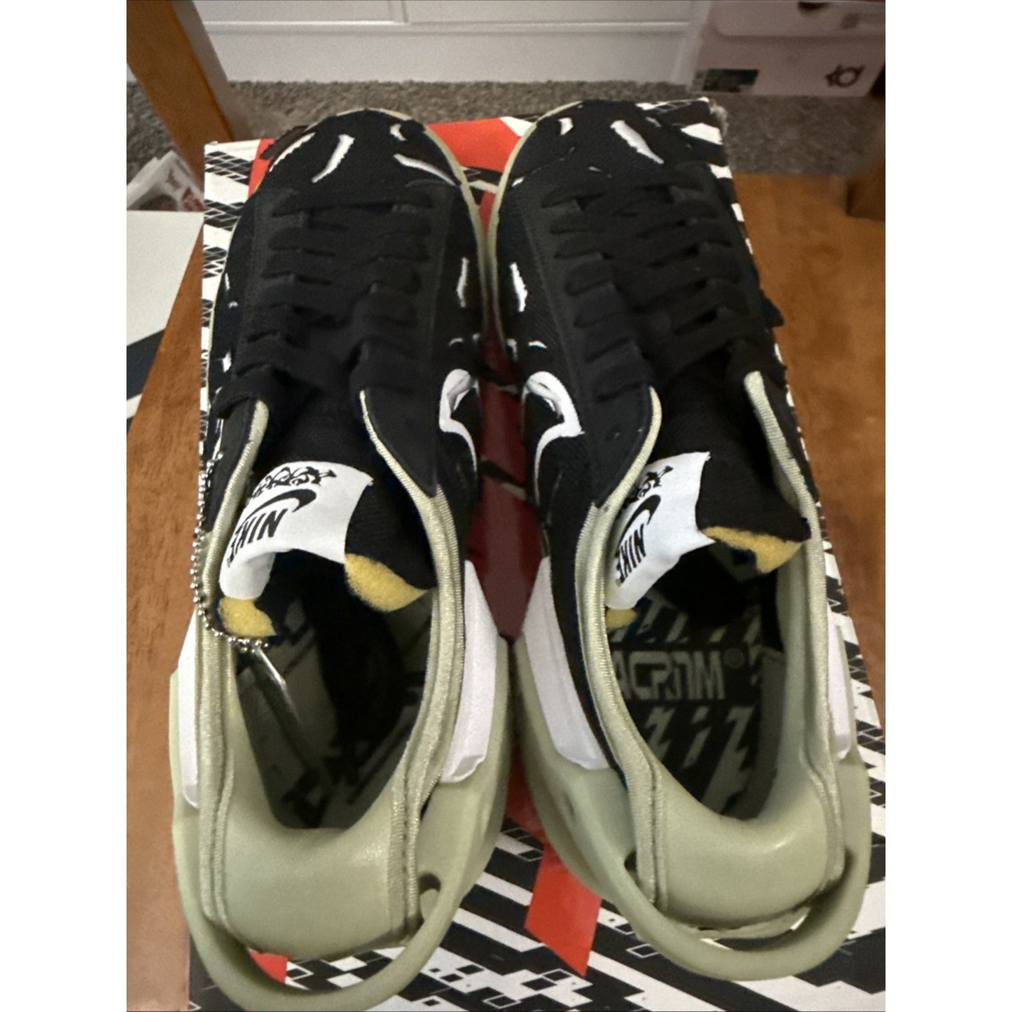 Size 5 - Nike Acronym x Blazer Low Black Olive Aura BS152
