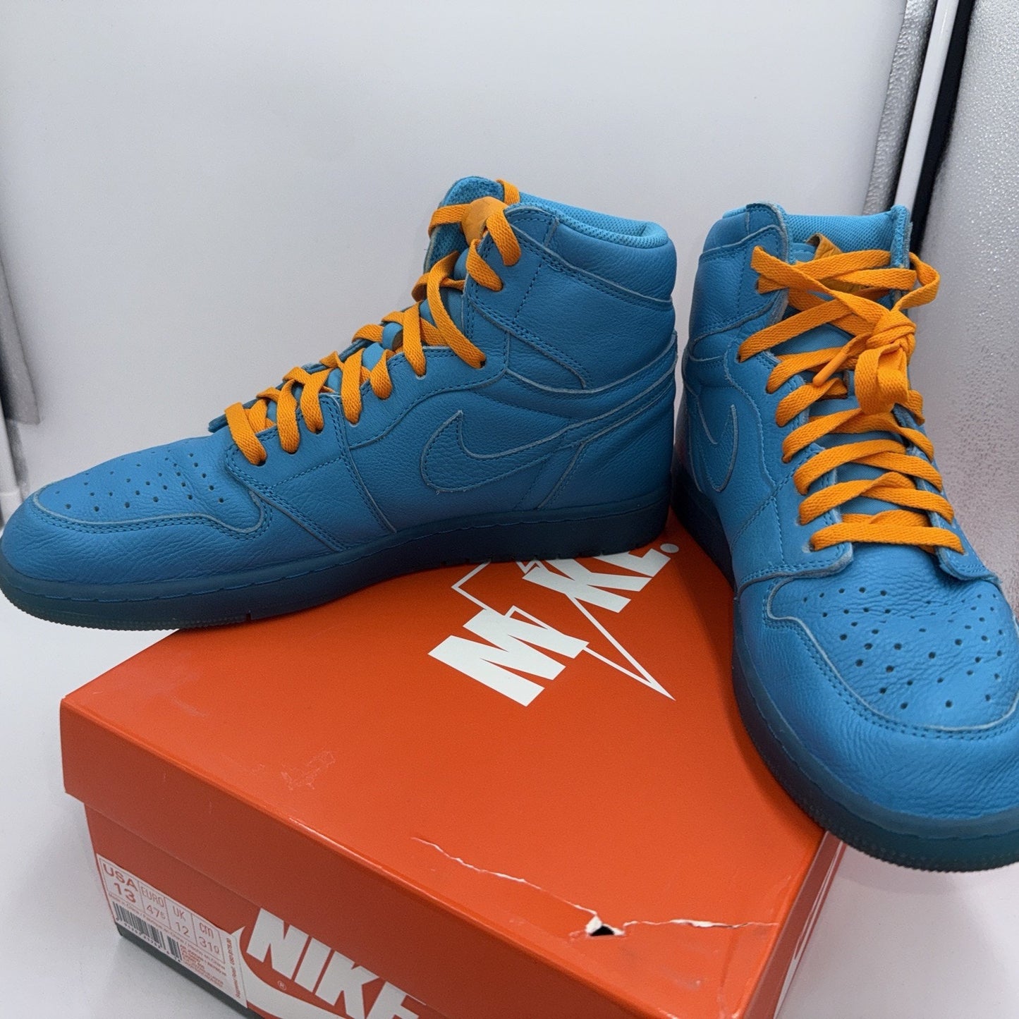 Size 13 - Air Jordan 1 Retro OG G8RD High Blue Lagoon