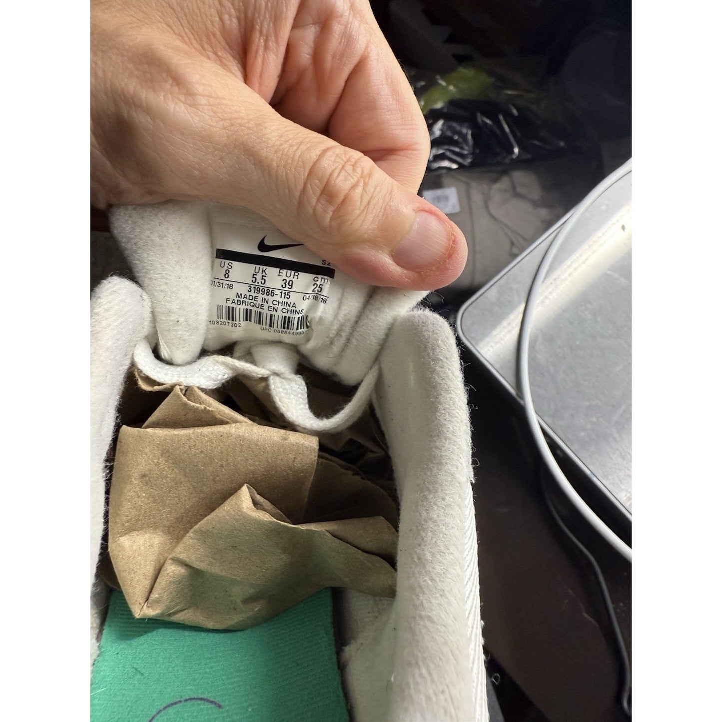 Size 8 - Nike Air Max 1 Clear Emerald W