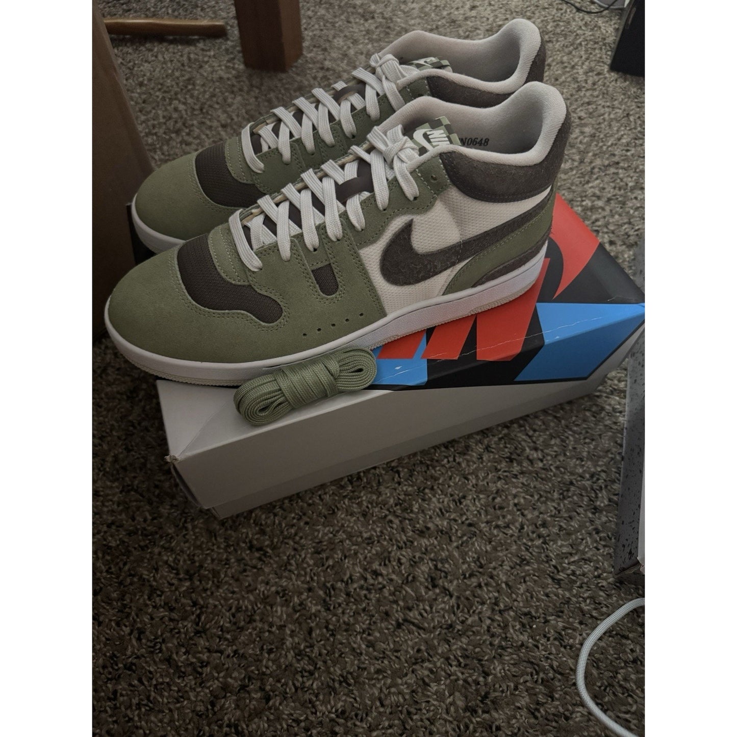 Size 11.5 - Nike Mac Attack Oil Green BS313