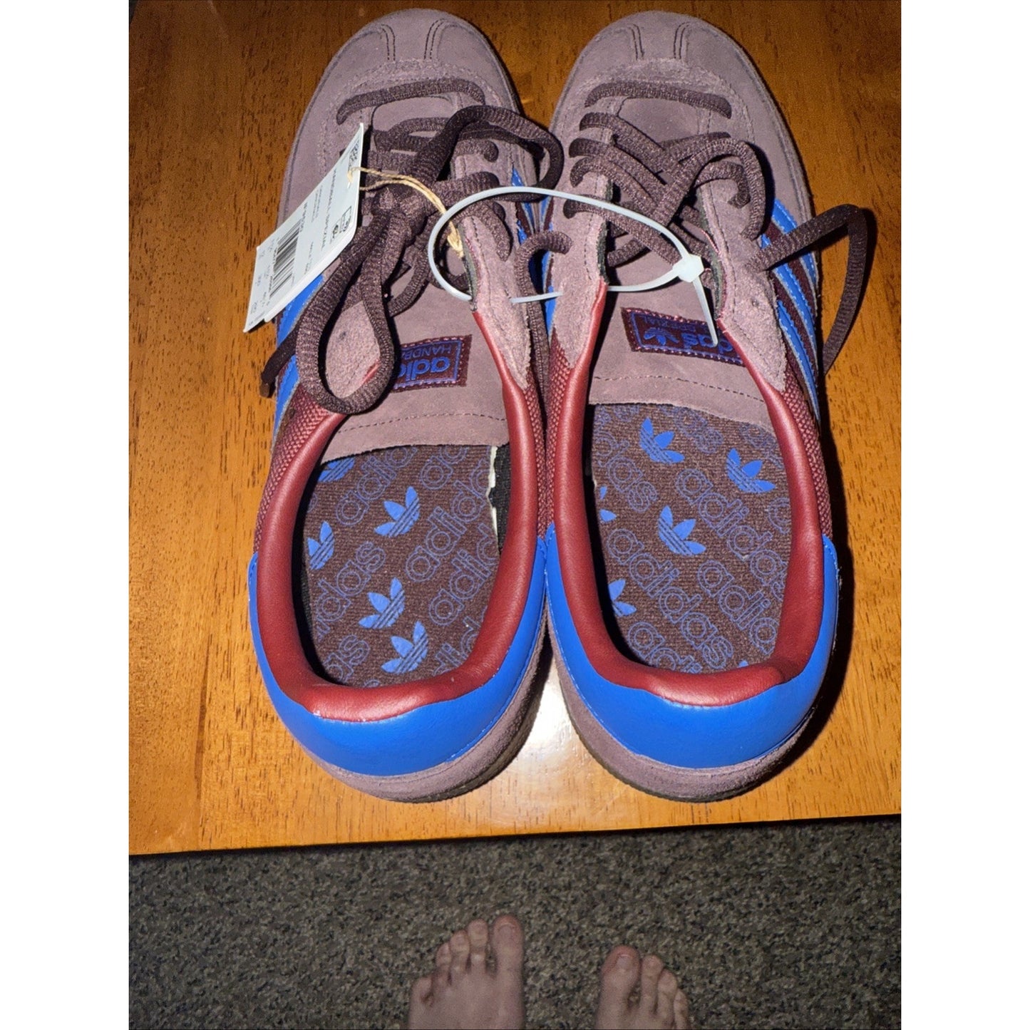 Size 11.5 - adidas Handball Spezial Night Red Blue