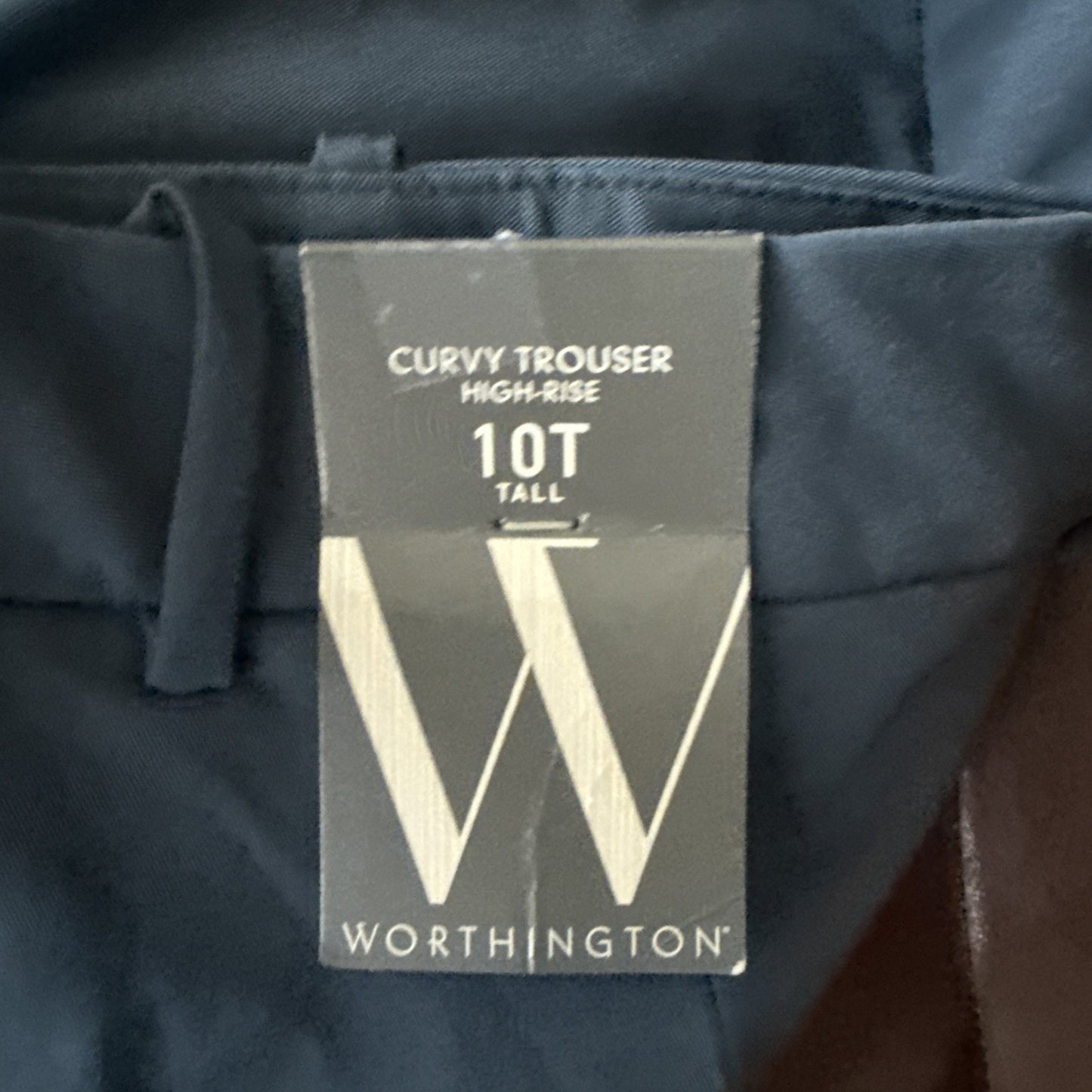 Size 10T Worthingron Curvy Trouser High-Rise