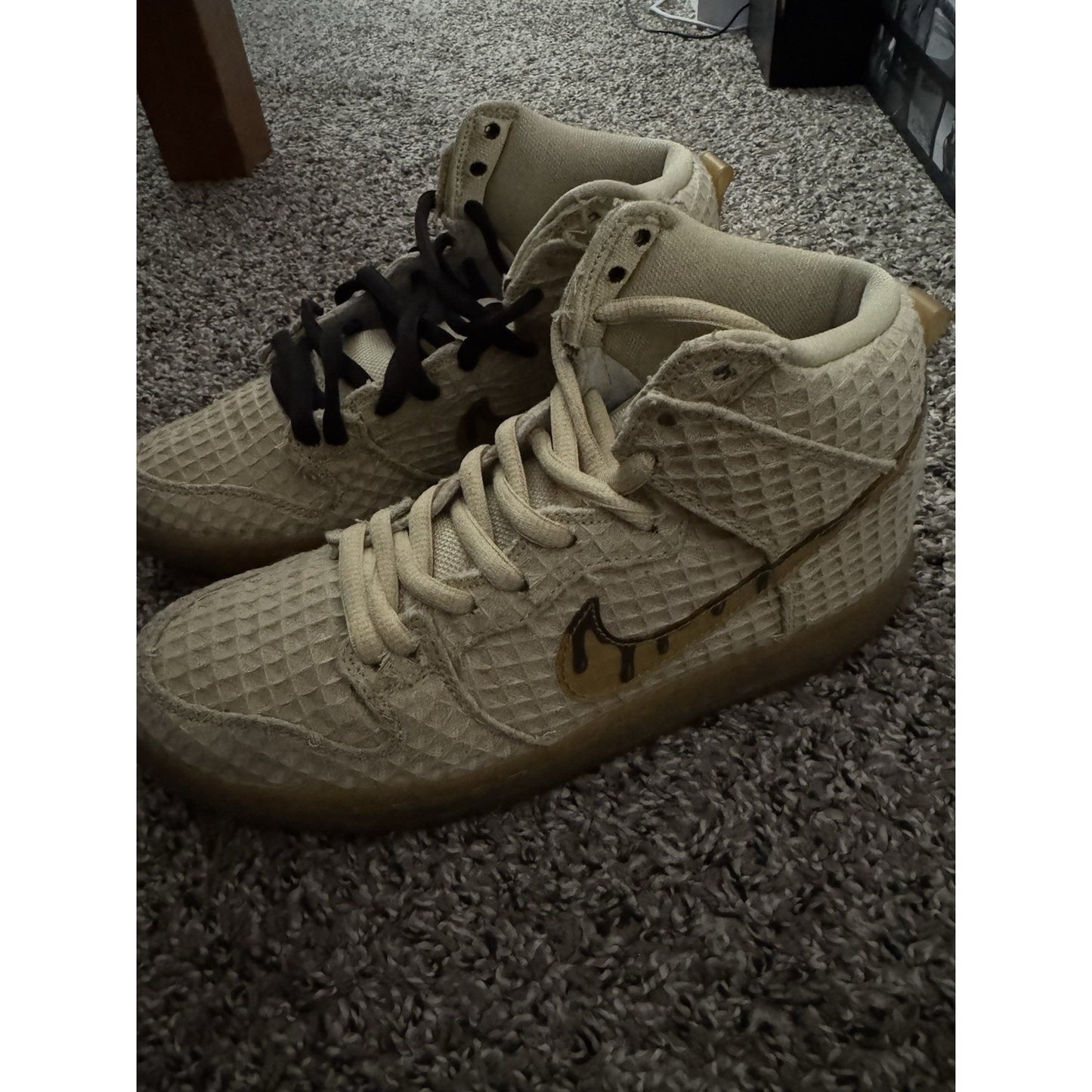 Size 7.5 - Nike SB Dunk Premium High Chicken and Waffle BS314