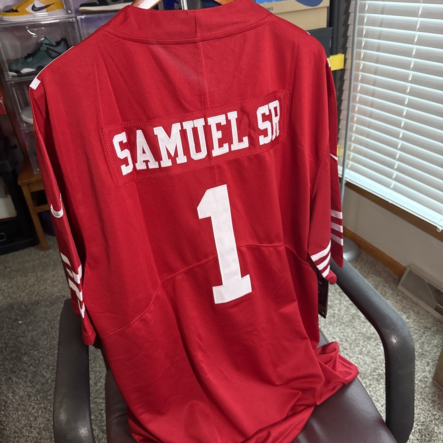 Sizes XXL 2XL Nike On Field San Francisco 49Ers Samuel SR Jersey