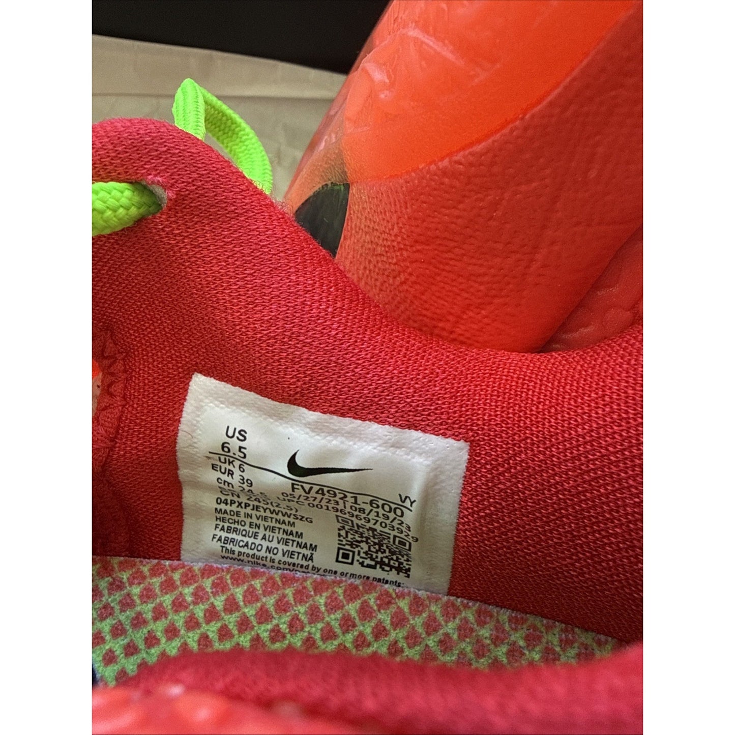 Size 6.5 - Nike Kobe 6 Protro Low Reverse Grinch
