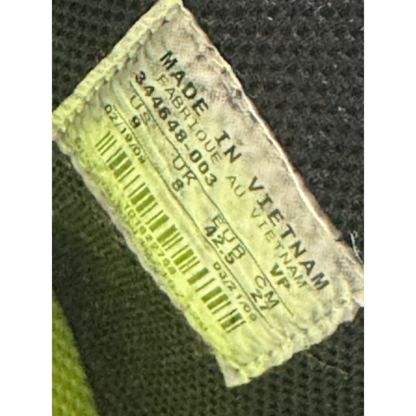 Size 9 - Nike Dunk High Black - 344648-003