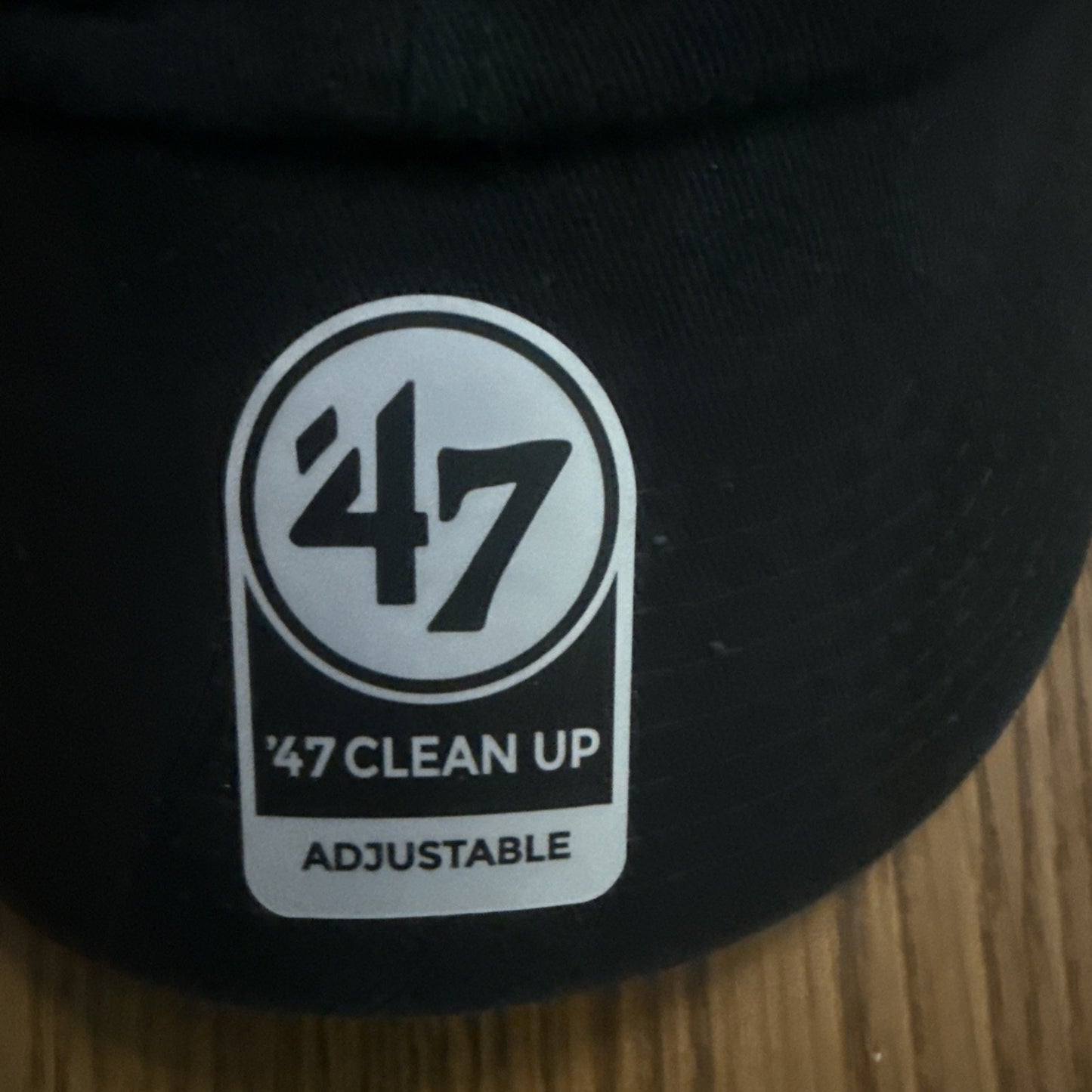NEW '47 Brand Kansas City Chiefs Hat '47 CLEAN UP Adjustable One Size Black