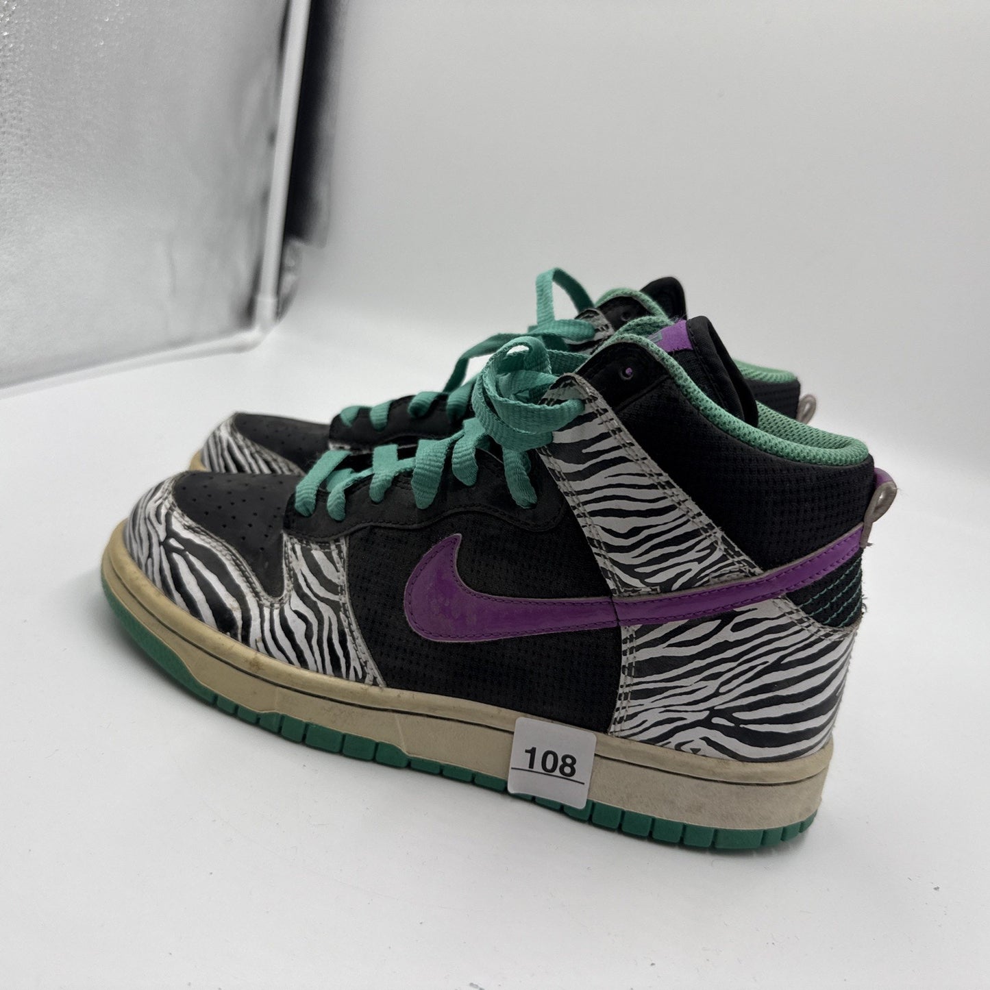 Size 7.5 - Nike Dunk 6.0 Premium High Liquid City Liberty Zebra Sky W Rare