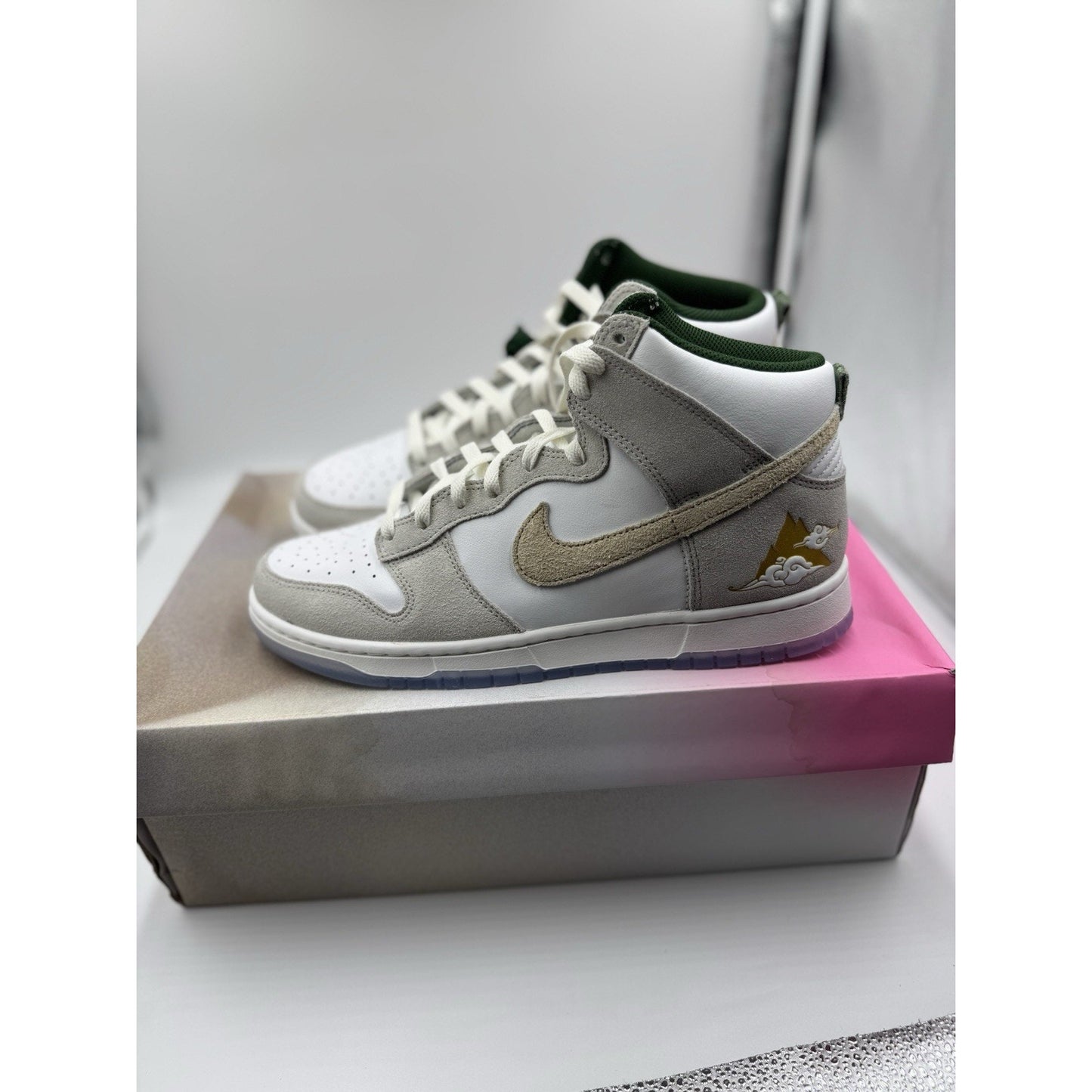 Size 10 - Nike Dunk High San Francisco Pack - Gold Mountain BS620