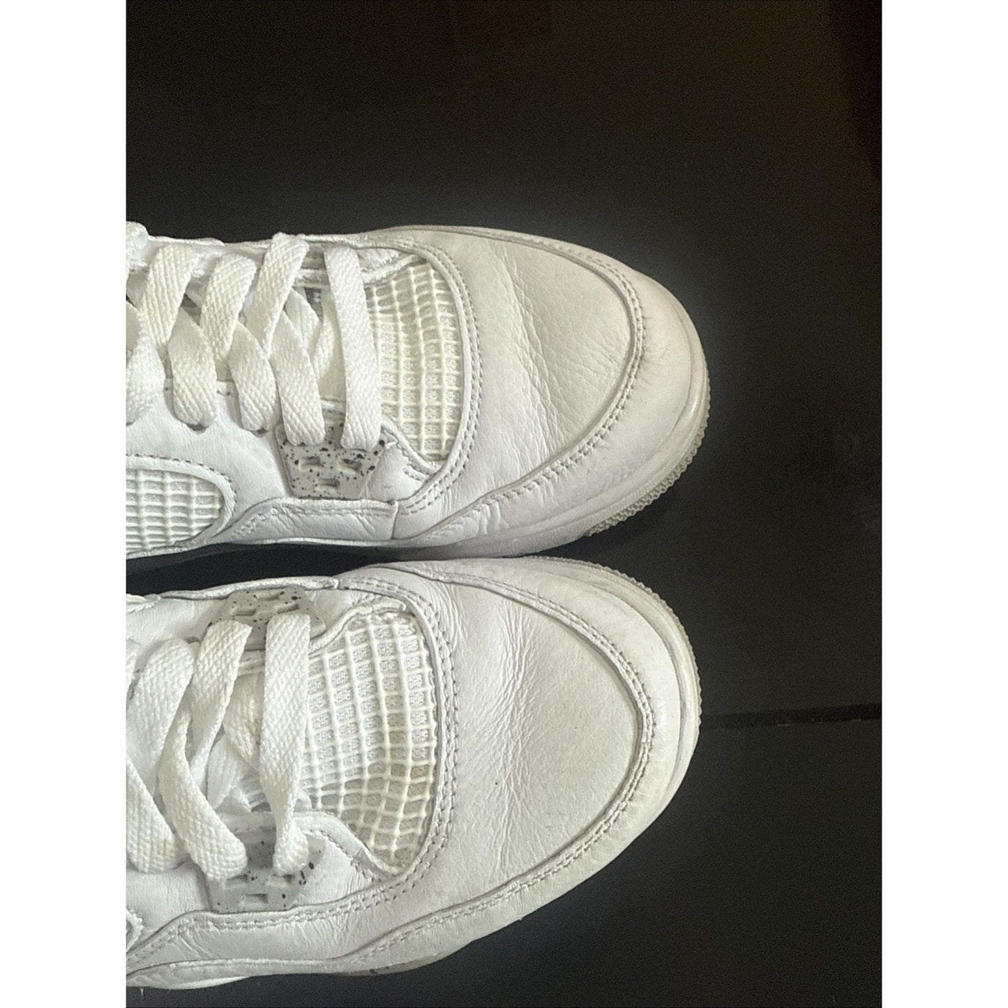Size 7 (GS) - Jordan 4 Retro Mid White Oreo NBS239