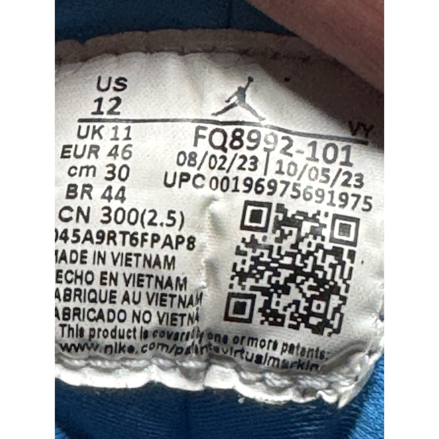 Size 12 - Air Jordan 9 Retro 2024 Powder Blue