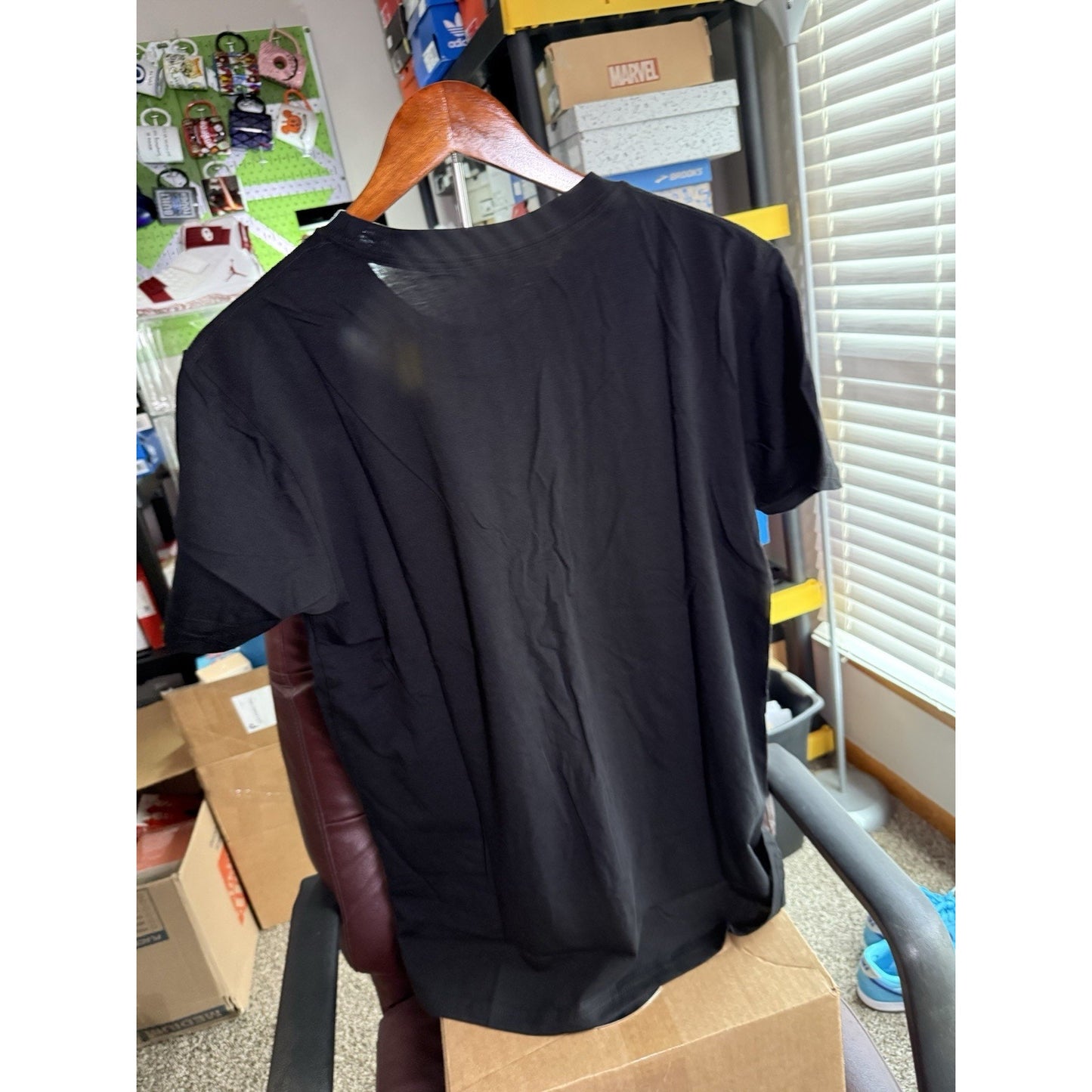 SUBWAY T Shirt Logo Size Large Black Worker Staff Employee Restaurant Sub