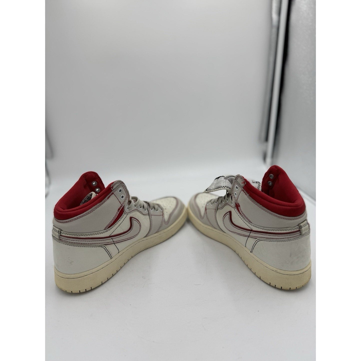 Size 6.5 (GS) - Jordan 1 High Retro Phantom White Red