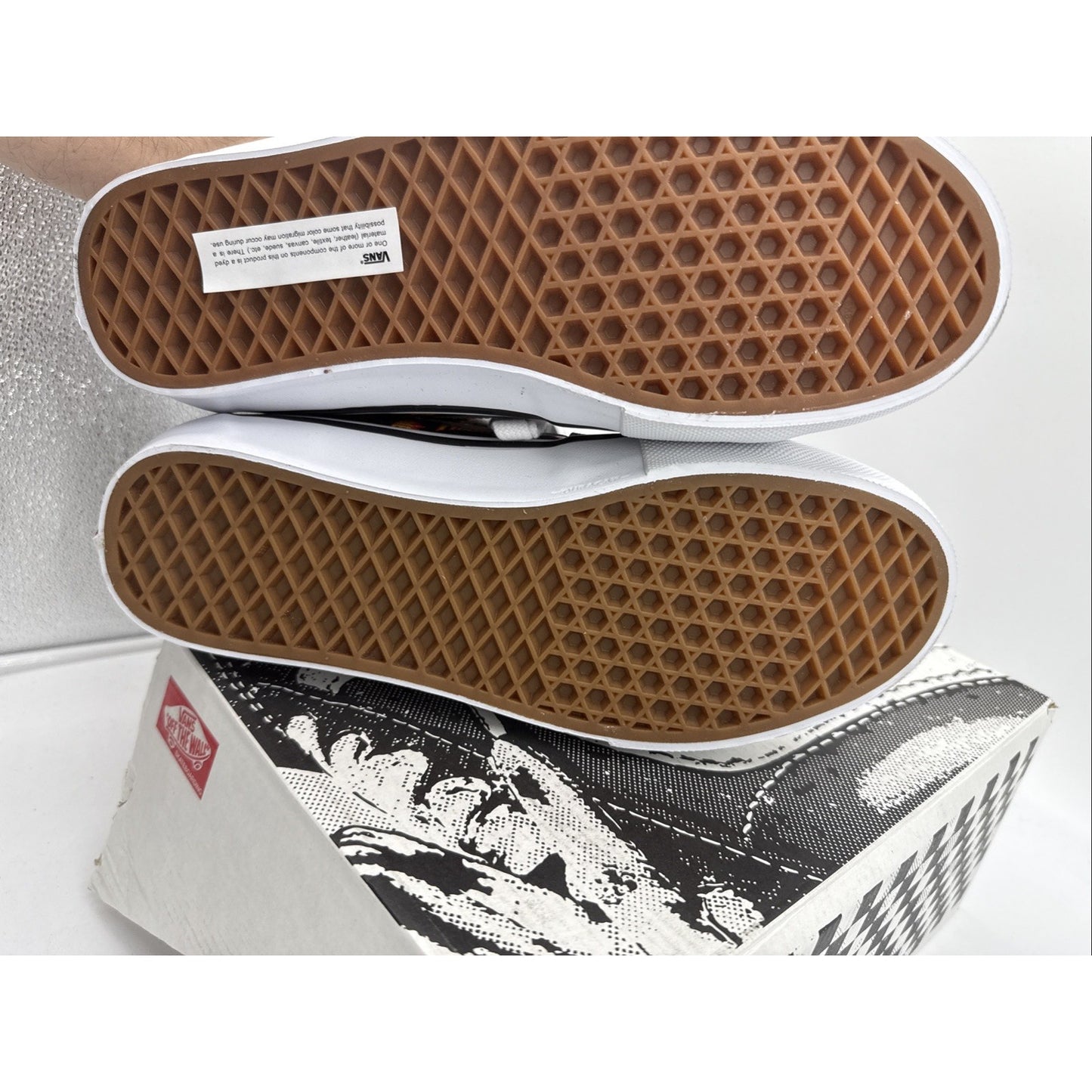 Size 8.5 - VANS Thrasher x Skate Sk8- High Allover Thrasher Logo