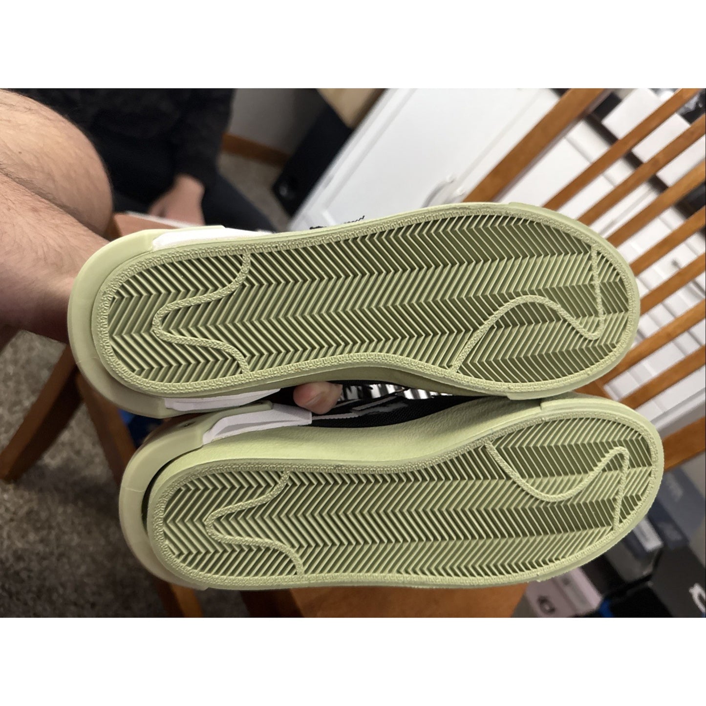 Size 5 - Nike Acronym x Blazer Low Black Olive Aura BS152