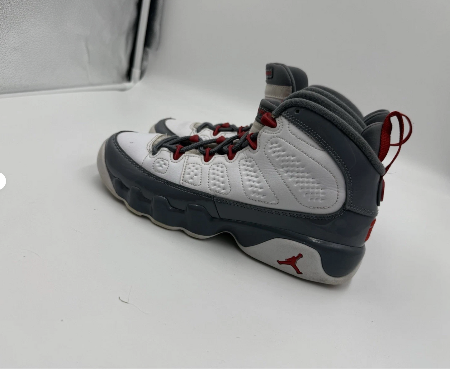 Size 5.5 (GS) - Jordan 9 Retro Mid Fire Red